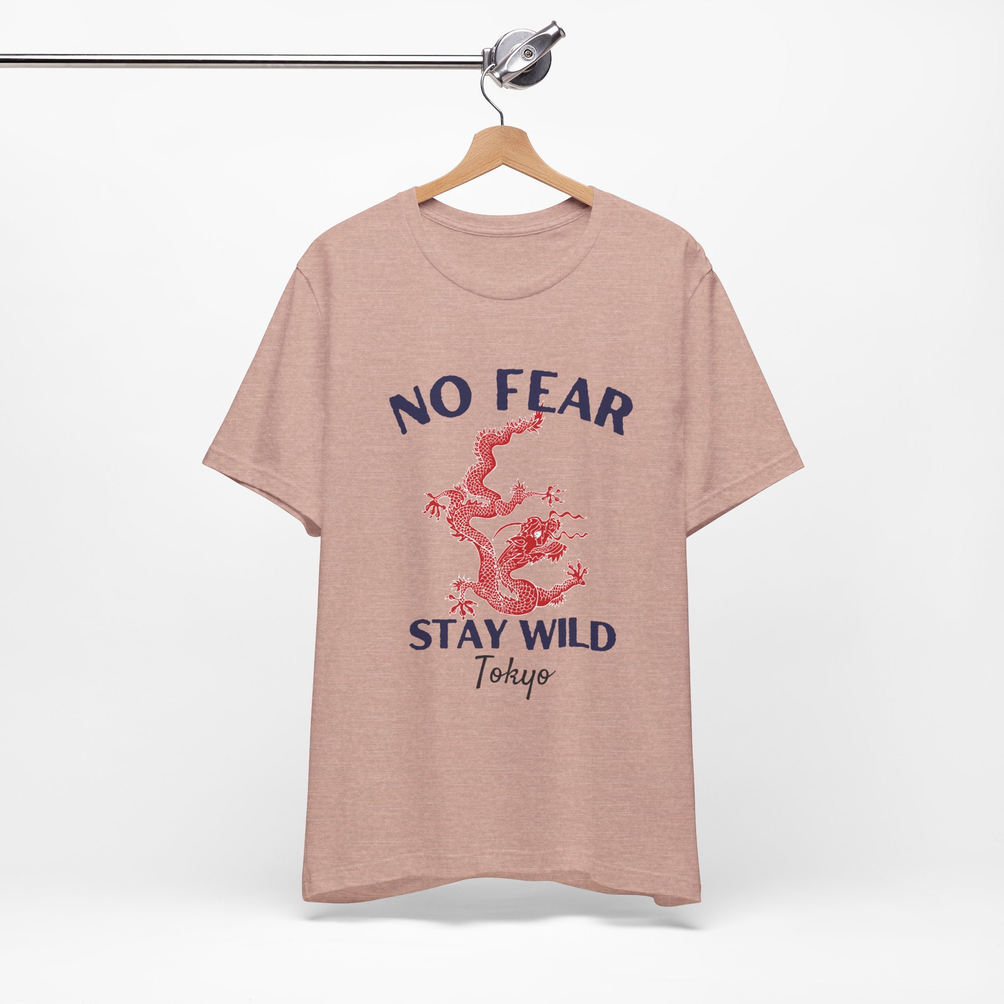 No Fear Stay Wild Unisex T-Shirt | Adventure Tee, Casual Wear, Gift for Nature Lovers, Inspirational Shirt, Summer Fashion