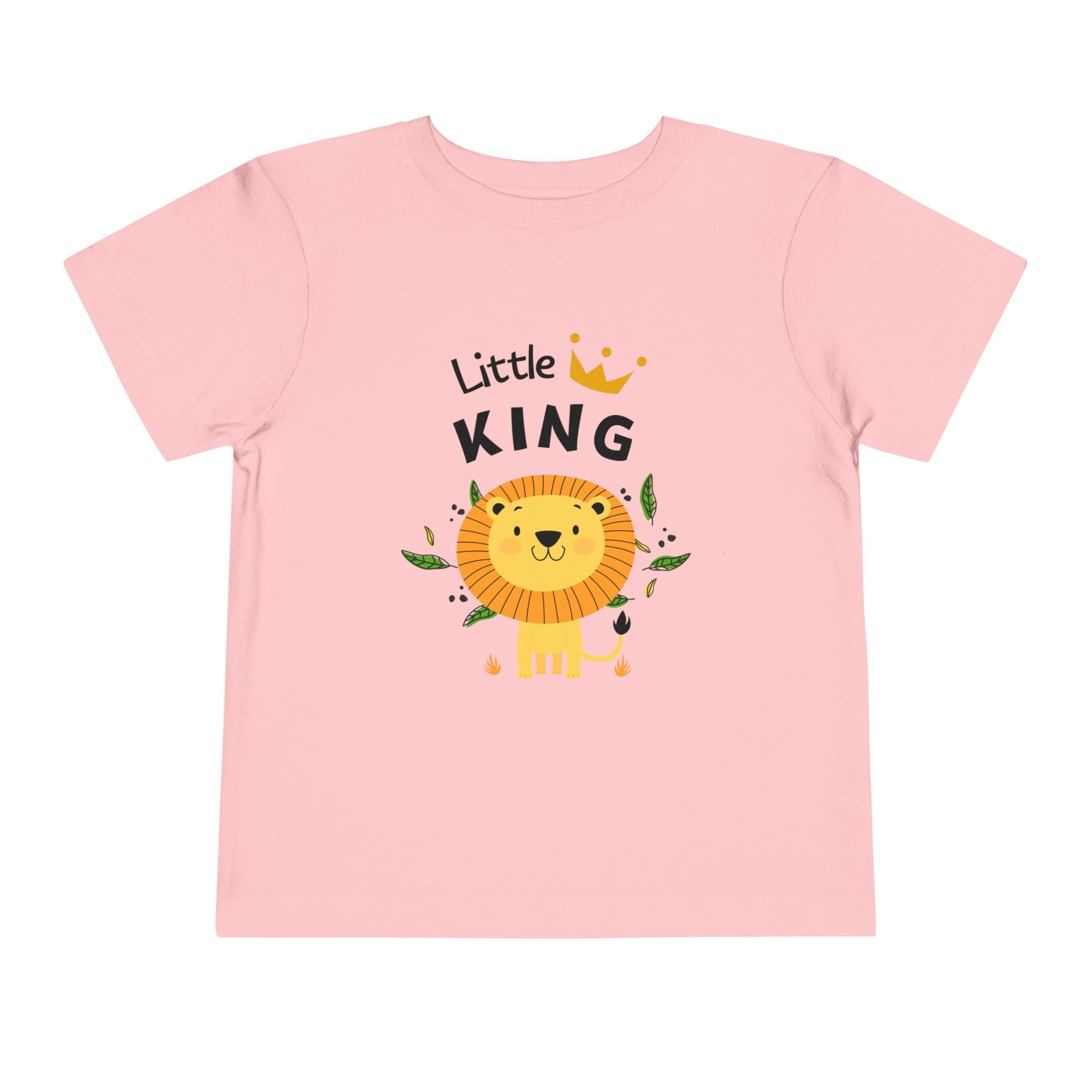 Little King Toddler Tee, Cute Kids T-Shirt, Birthday Gift for Toddler, Playful Toddler Outfit, Lion Graphic Tee, Fun Kids Apparel