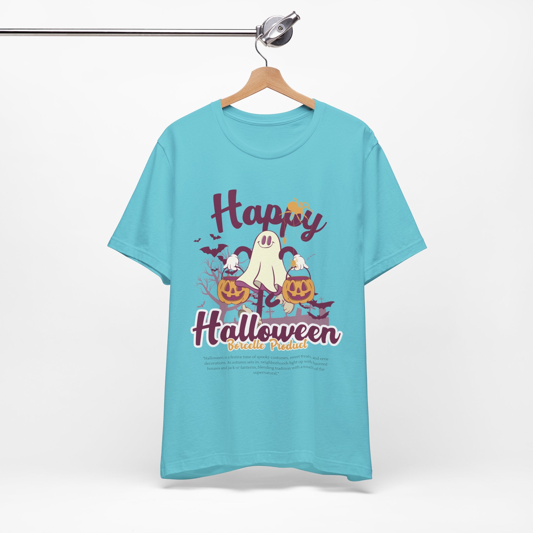 Halloween Unisex T-Shirt, Cute Ghost Tee, Fall Apparel, Kids Halloween Costume, Spooky Season Shirt, Trick or Treat Gift
