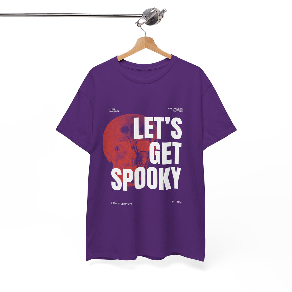Unisex Halloween Tee, Let's Get Spooky Shirt, Fall Fashion, Party Wear, Ghostly Gifts, Casual Comfort