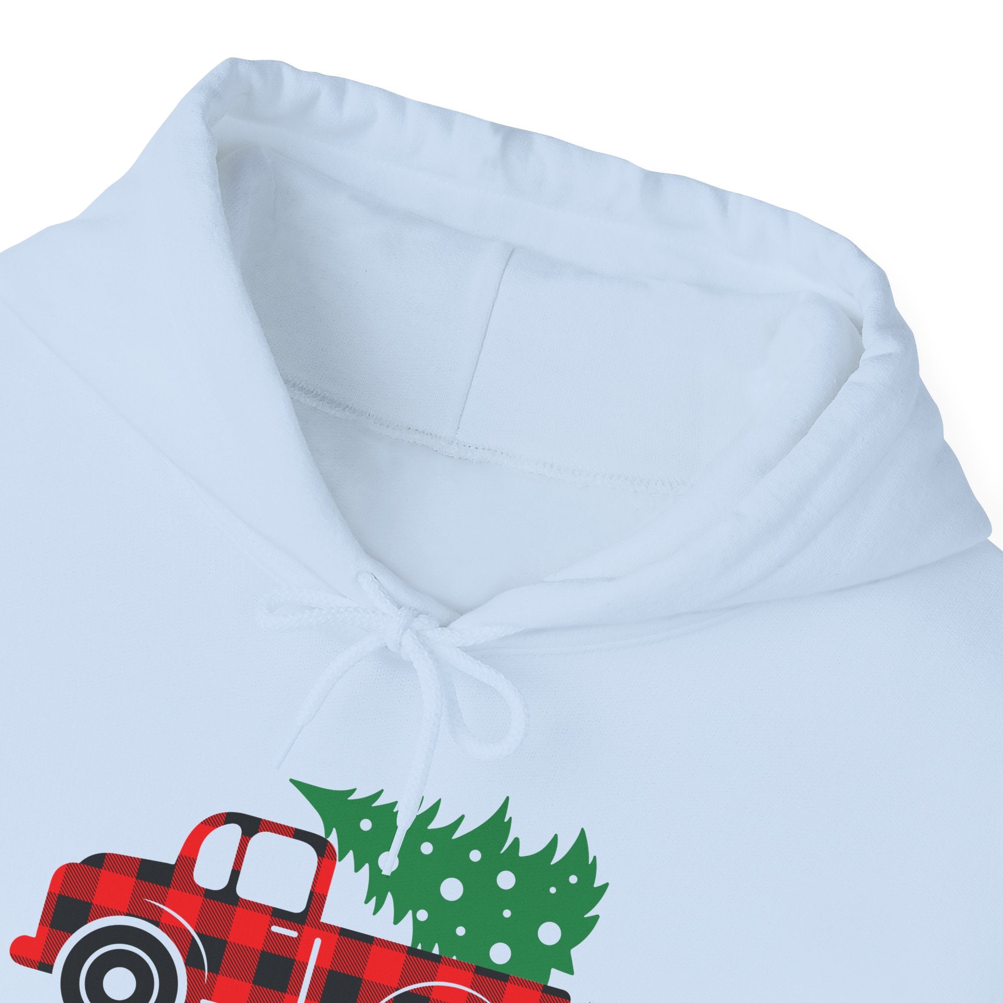 Merry Christmas Truck Hoodie, Festive Sweatshirt, Holiday Gift, Cozy Winter Apparel, Unisex Christmas Wear