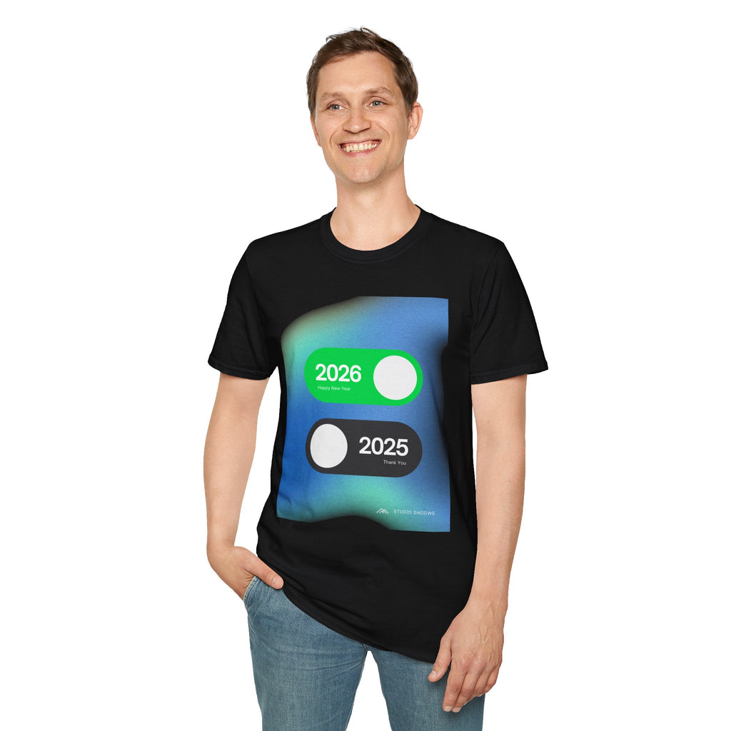 Modern Toggle Year Unisex T-Shirt - Perfect for New Year Celebrations, Trendy Gift Ideas, Casual Wear, Everyday Style