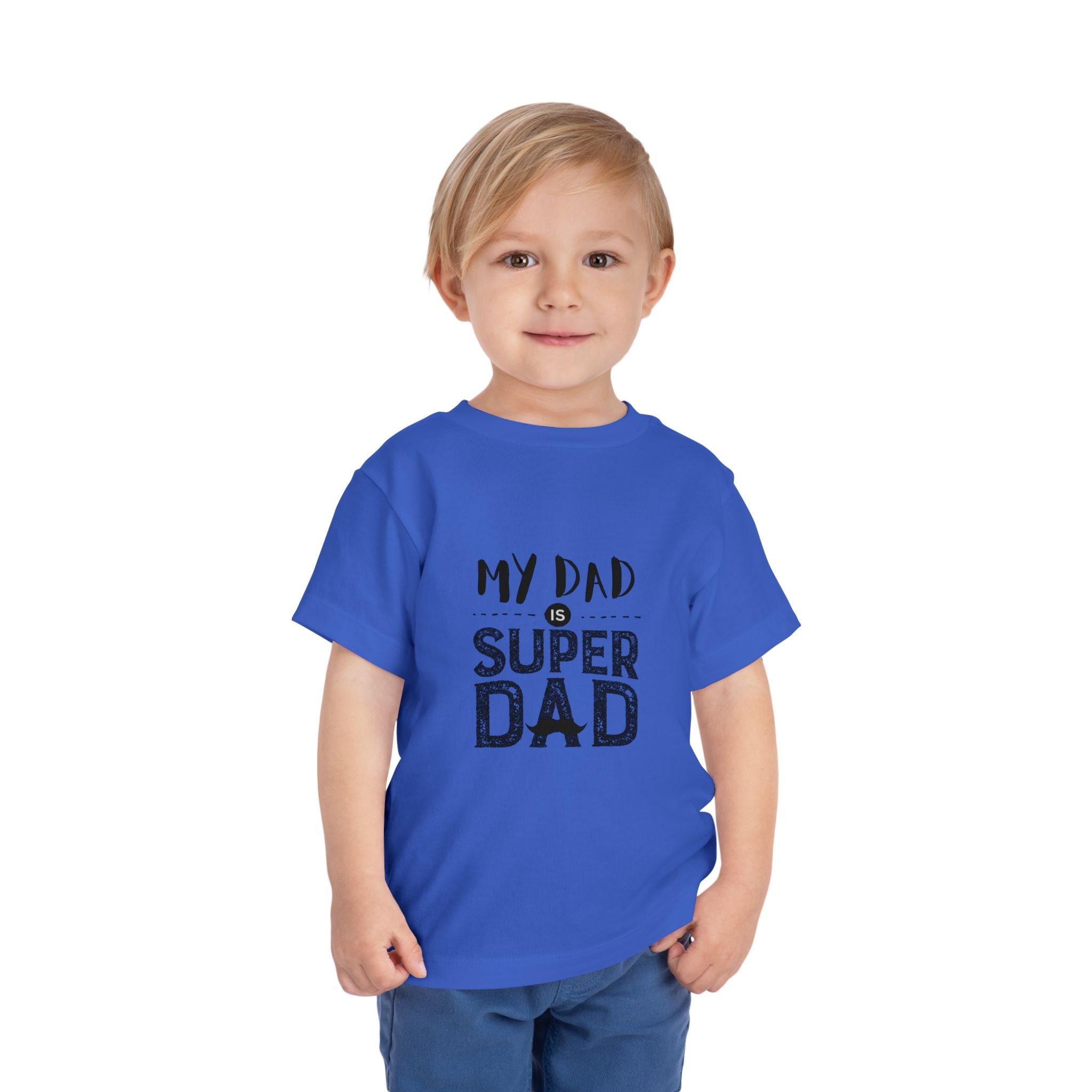 Toddler Super Dad Tee, Gift for Father's Day, Kids Birthday Shirt, Father's Day Celebration, Cute Toddler Outfit