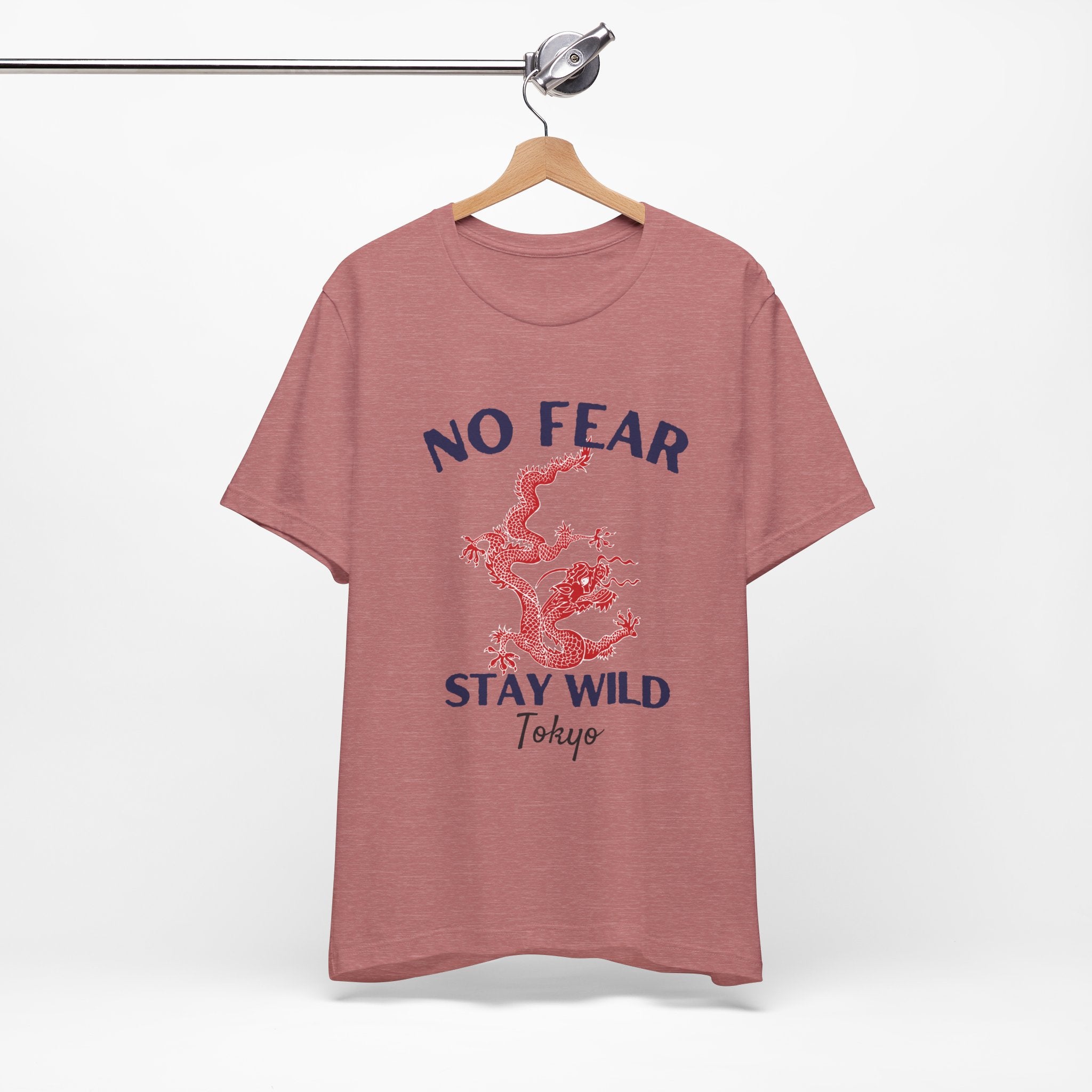No Fear Stay Wild Unisex T-Shirt | Adventure Tee, Casual Wear, Gift for Nature Lovers, Inspirational Shirt, Summer Fashion
