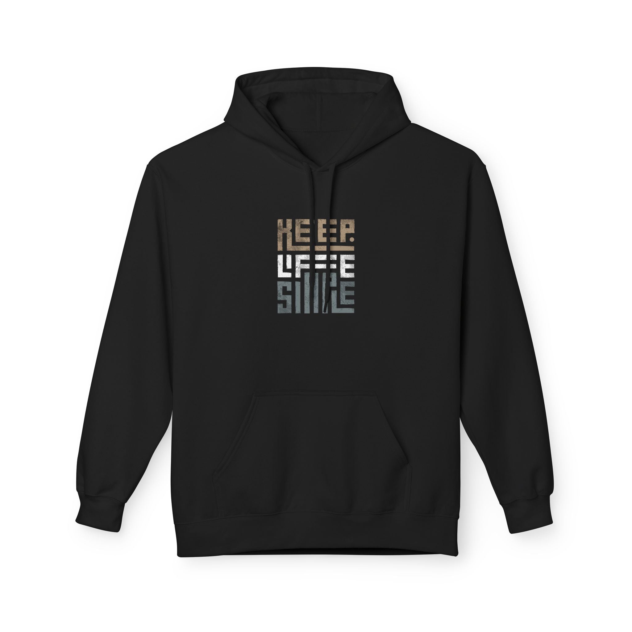 Unisex Fleece Hoodie with Inspirational Quote, Cozy Sweatshirt for Comfort, Gift for Friends, Motivational Hoodie