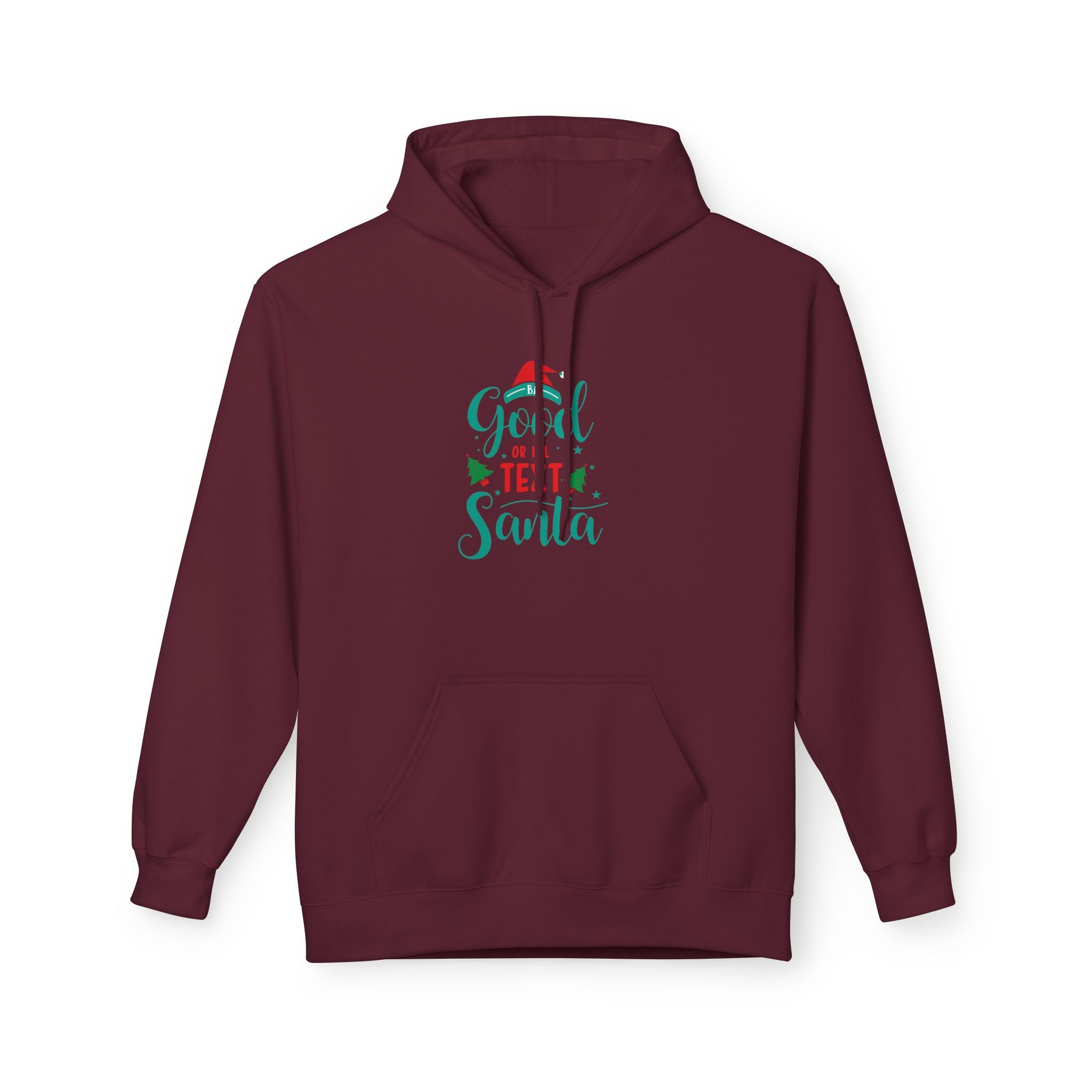 Santa's Helper Fleece Hoodie, Cozy Christmas Apparel, Holiday Gift, Festive Wear, Unisex Hoodie, Winter Wardrobe Essential