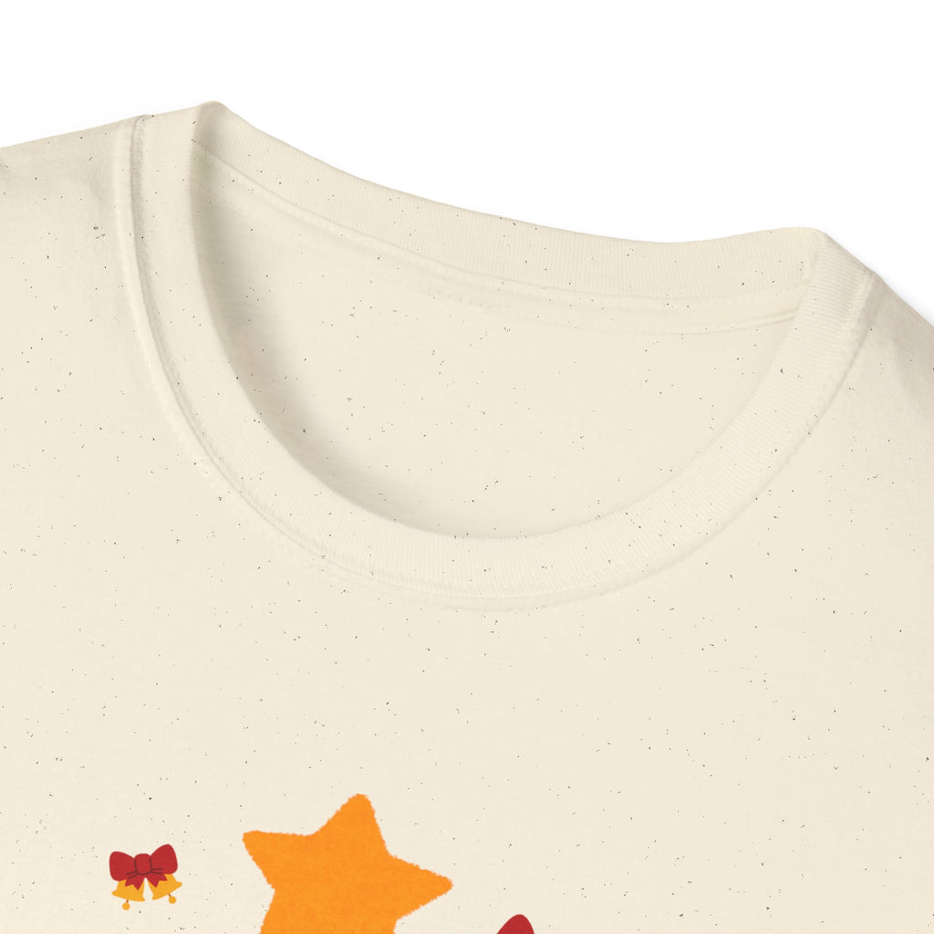 Festive Santa T-Shirt with Merry Christmas Design, Unisex Holiday Tee, Christmas Gift, Family Gathering Apparel, Cozy Winter Wear