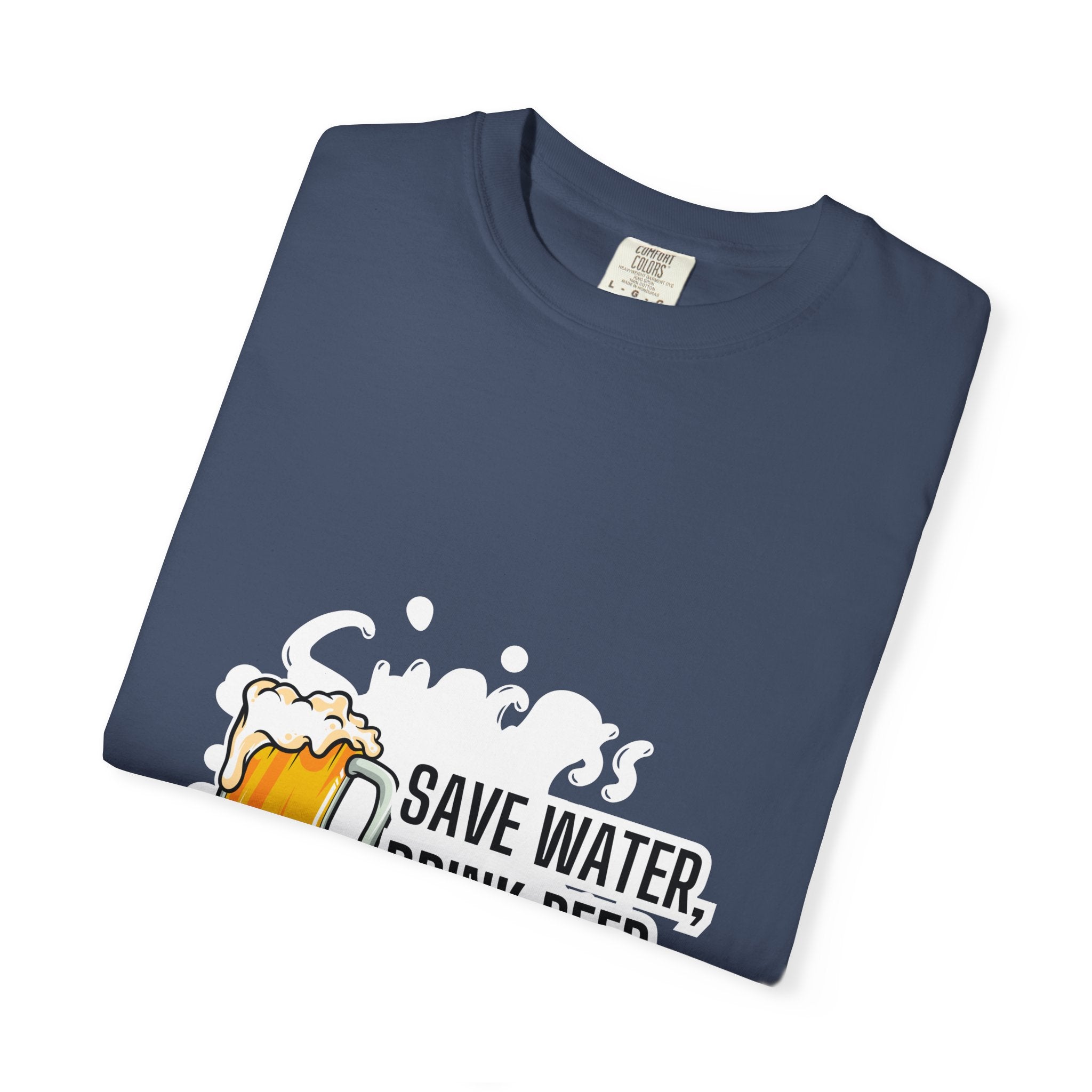 Beer Lovers Unisex T-Shirt, Fun Graphic Tee for Parties, Great Gift for Festivals, Casual Wear for Beer Enthusiasts, Save Water Drink Beer