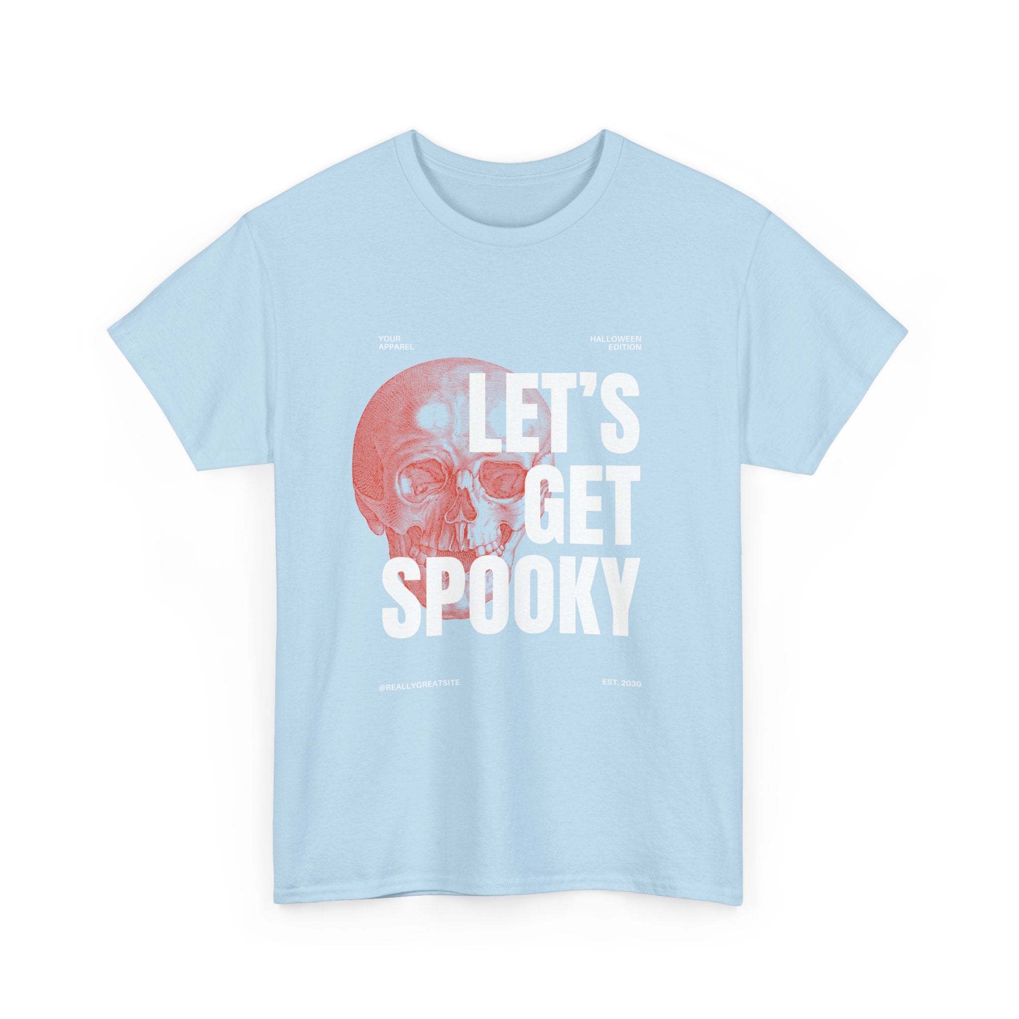 Unisex Halloween Tee, Let's Get Spooky Shirt, Fall Fashion, Party Wear, Ghostly Gifts, Casual Comfort