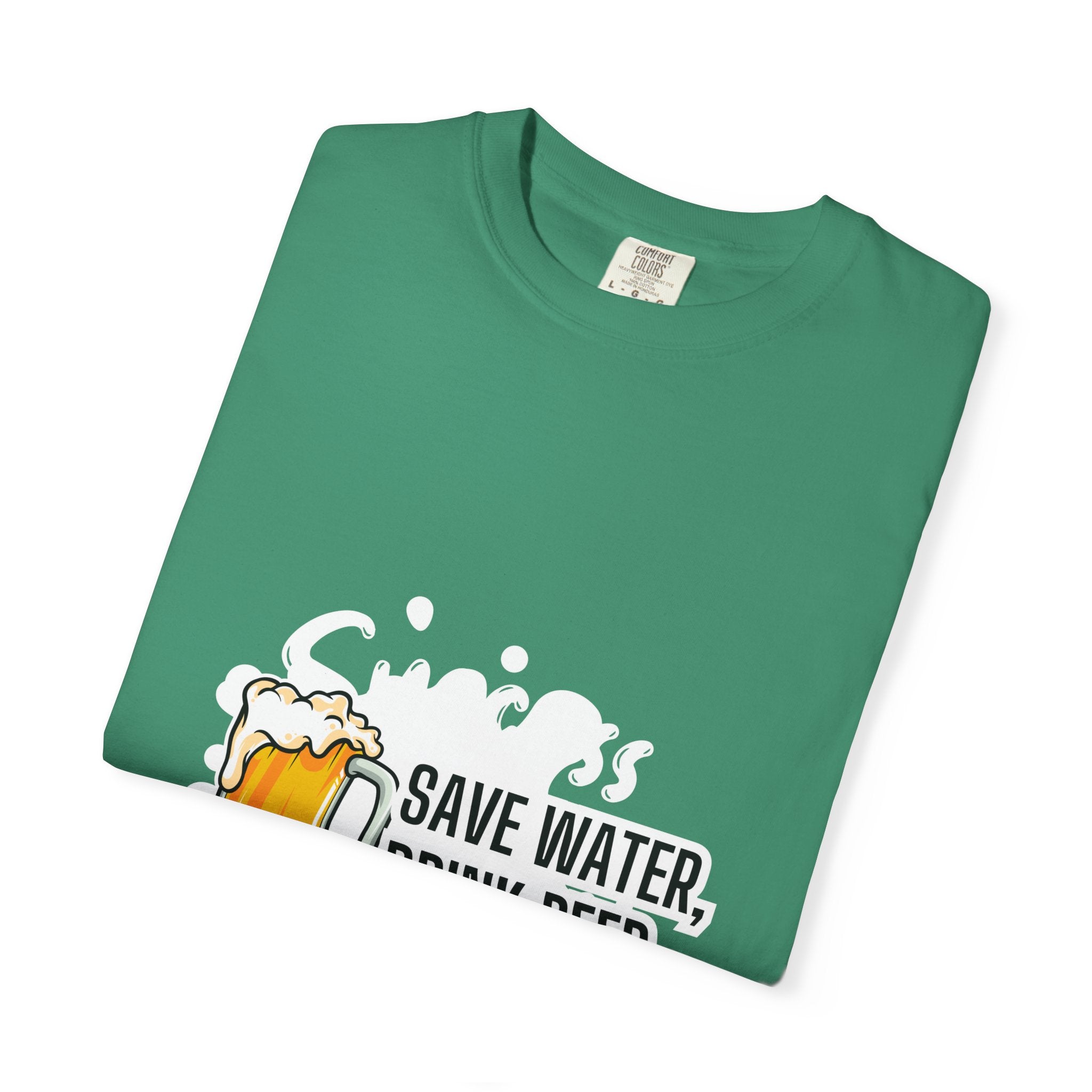 Beer Lovers Unisex T-Shirt, Fun Graphic Tee for Parties, Great Gift for Festivals, Casual Wear for Beer Enthusiasts, Save Water Drink Beer