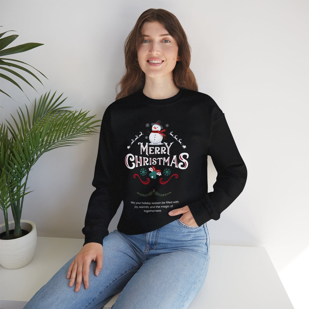 Cozy Holiday Crewneck Sweatshirt - Festive Christmas Design, Unisex Christmas Apparel, Winter Casual Wear, Gift for Her, Holiday Sweater