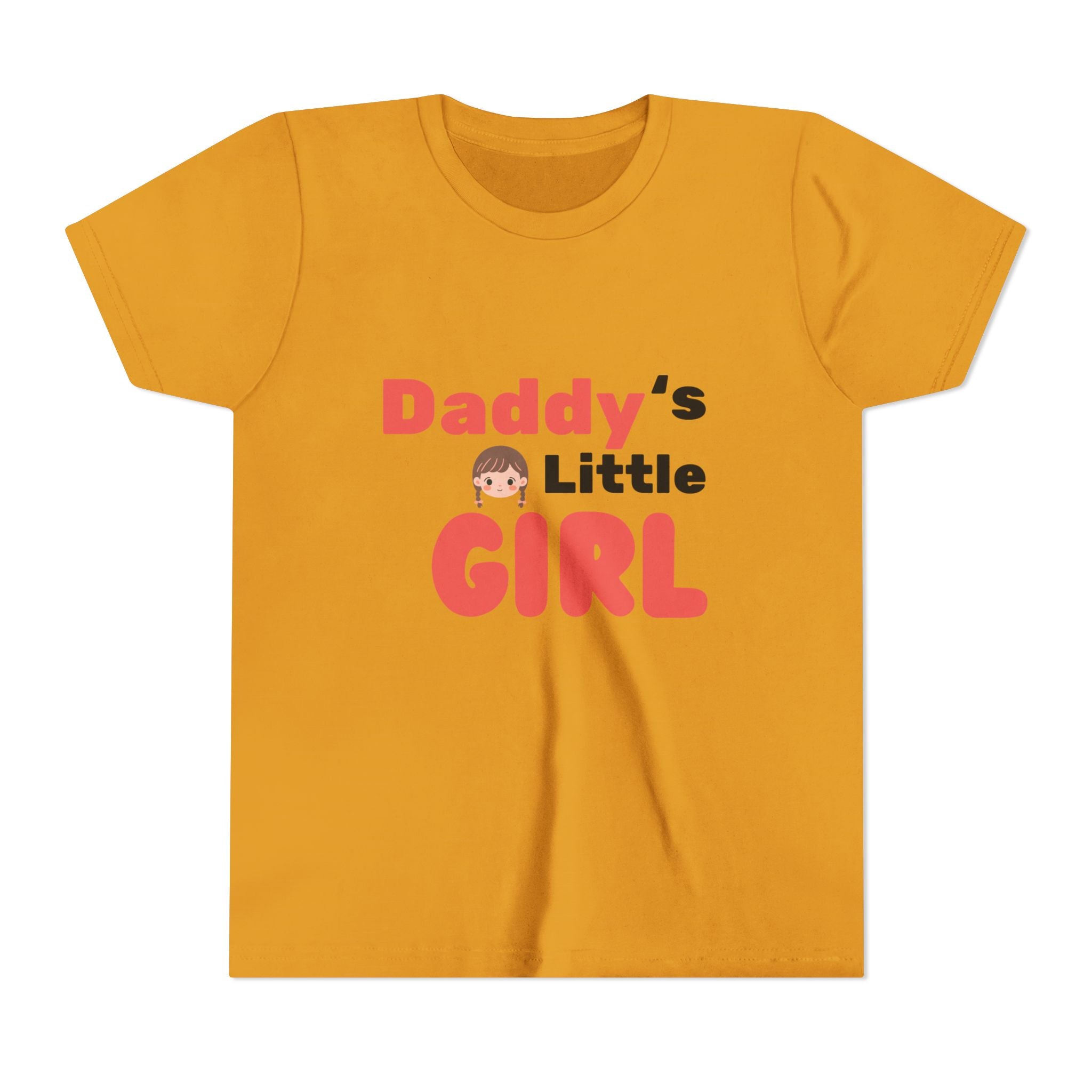 Daddy's Little Girl Youth Tee, Cute Kids T-Shirt, Father's Day Gift, Birthday Present, Sweet Family Apparel, Children's Fashion