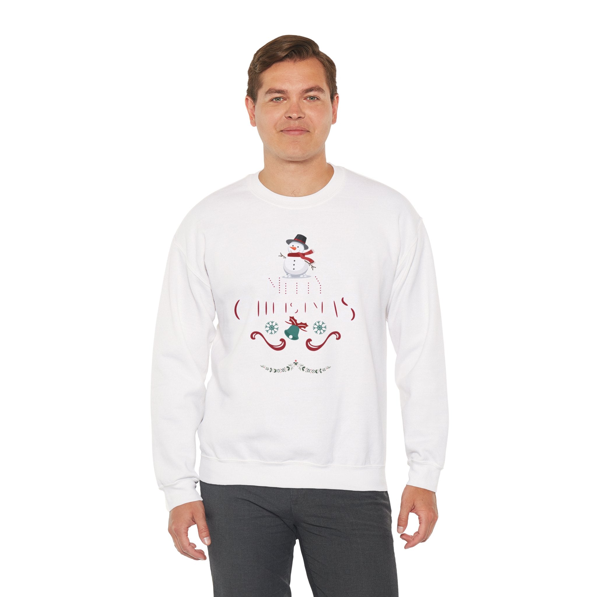 Cozy Holiday Crewneck Sweatshirt - Festive Christmas Design, Unisex Christmas Apparel, Winter Casual Wear, Gift for Her, Holiday Sweater