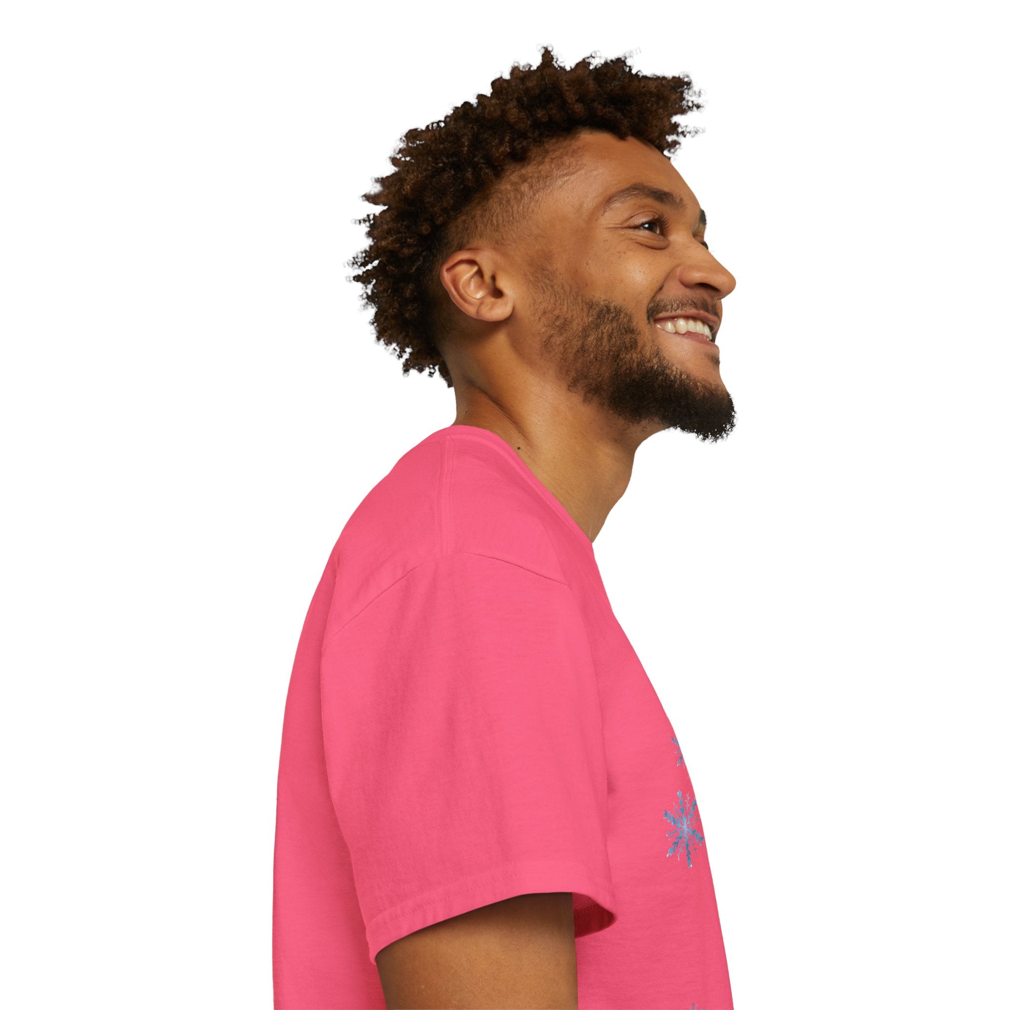 Winter Wonderland Snowman Tee, Unisex Cotton T-Shirt for Holiday Cheer, Christmas Party, Gift, Cozy Winter Apparel