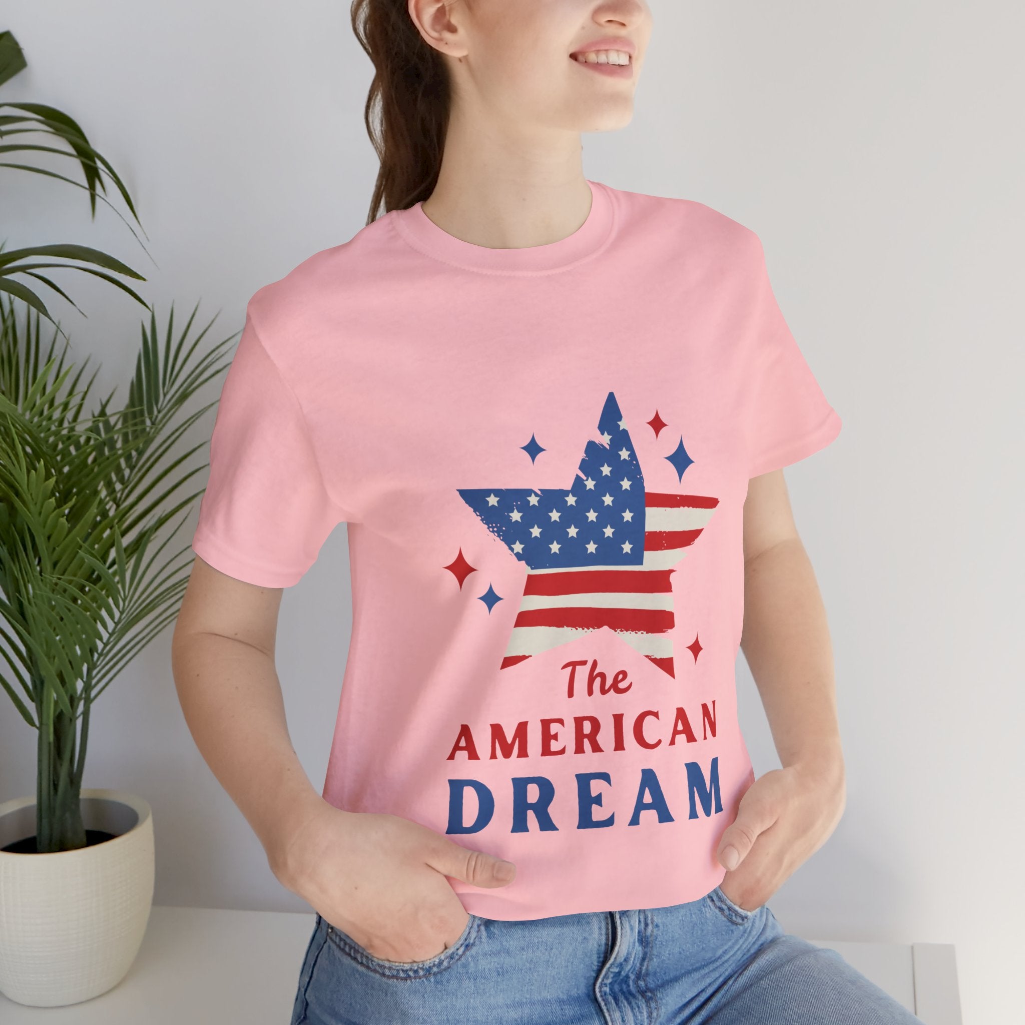 Celebrate the American Dream T-Shirt, Vintage USA Tee, Patriotic Shirt, Independence Day Apparel, Freedom Fashion