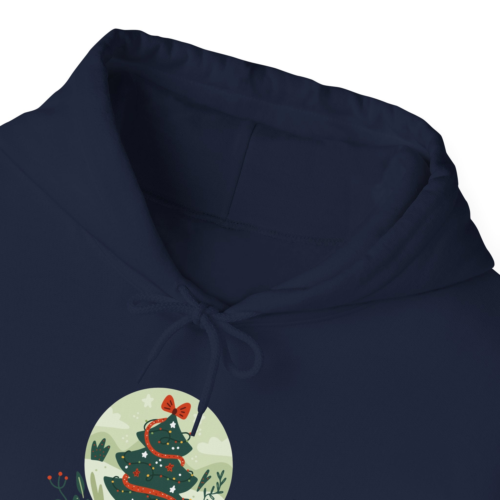 Cozy Holiday Hoodie with Snow Globe Design | Festive Gift, Winter Apparel, Christmas Sweatshirt, Unisex Hoodie, Seasonal Outfit