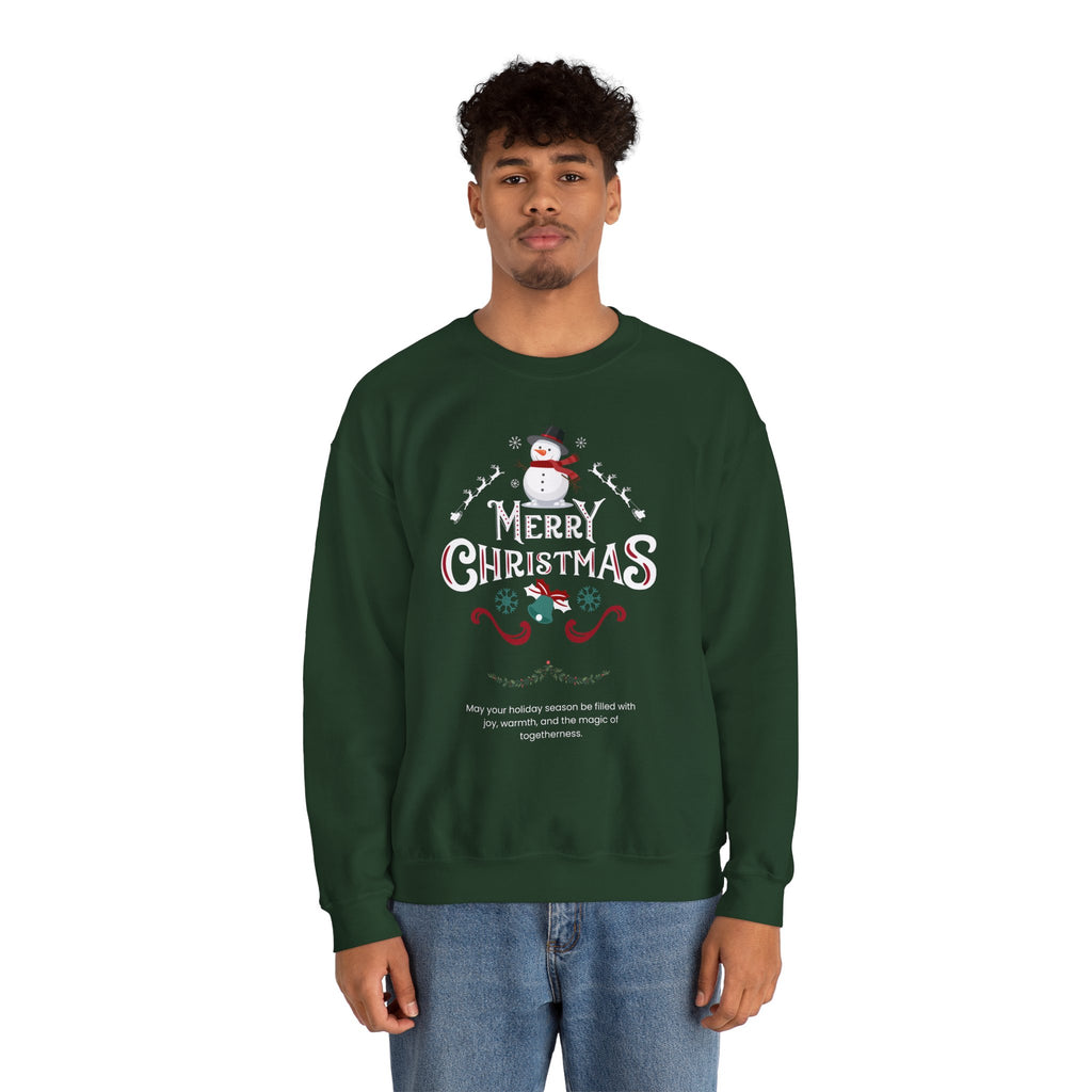 Cozy Holiday Crewneck Sweatshirt - Festive Christmas Design, Unisex Christmas Apparel, Winter Casual Wear, Gift for Her, Holiday Sweater