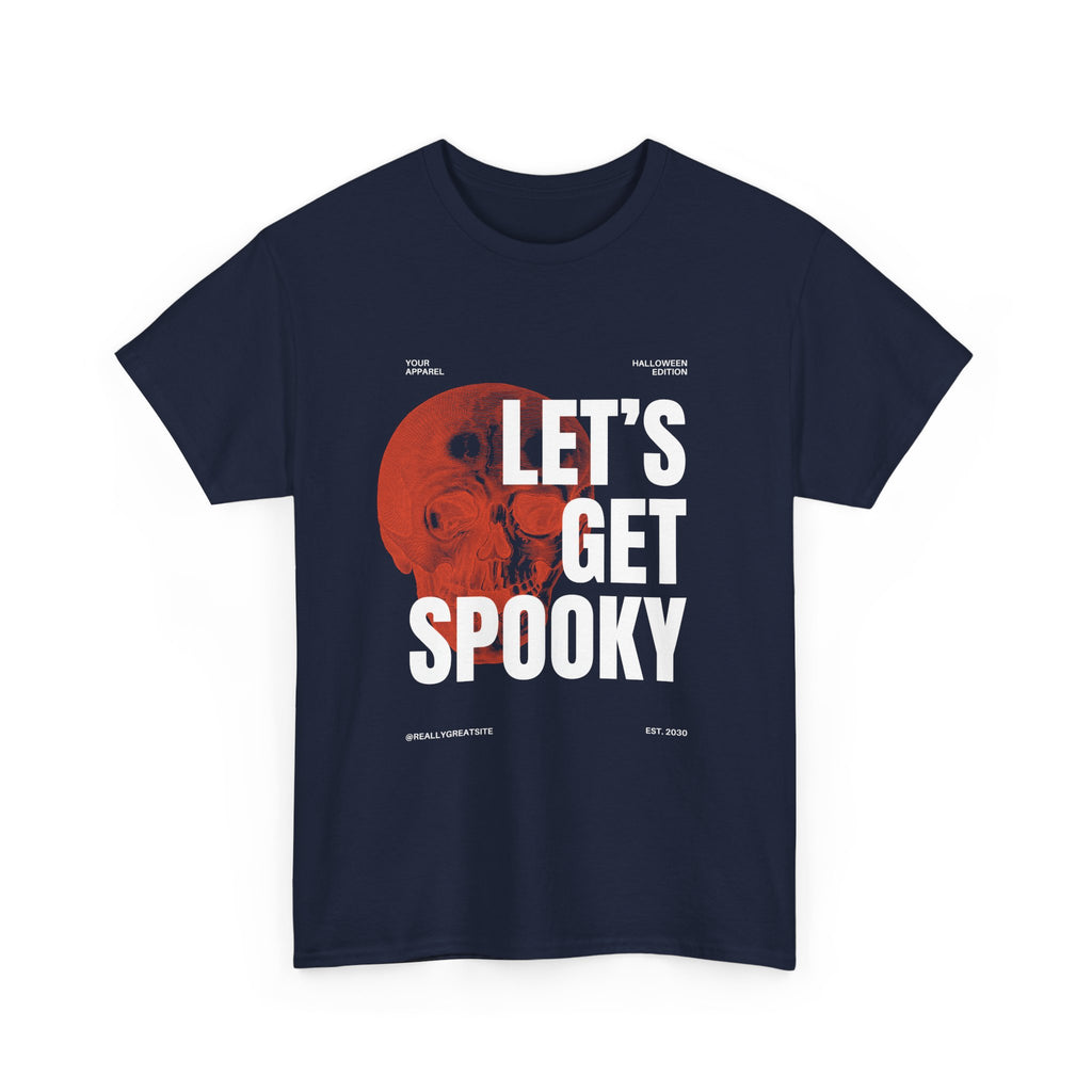 Unisex Halloween Tee, Let's Get Spooky Shirt, Fall Fashion, Party Wear, Ghostly Gifts, Casual Comfort