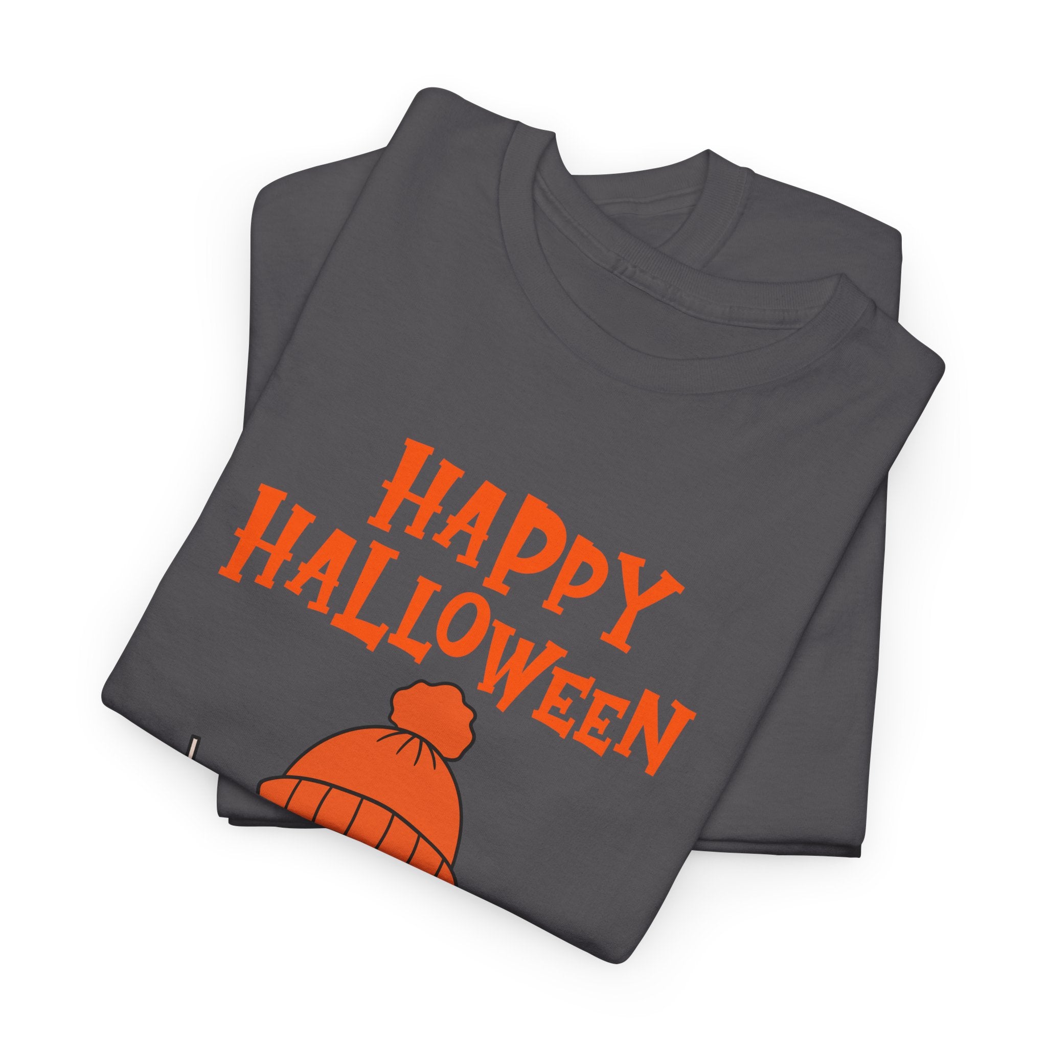 Happy Halloween Ghost Tee, Unisex Cotton T-Shirt, Halloween Apparel, Fall Fashion, Cute Halloween Gift, Ghost Tee