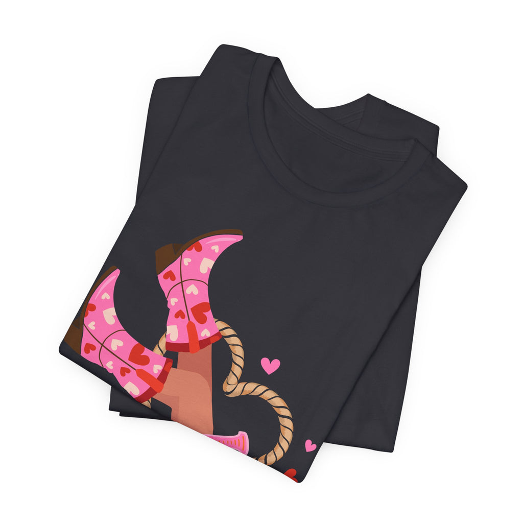Playful Cowboy Graphic Tee - Perfect for Rodeos, Country Concerts, and Summer Gatherings, Casual Wear, Gift for Country Lovers, Fun Outfits