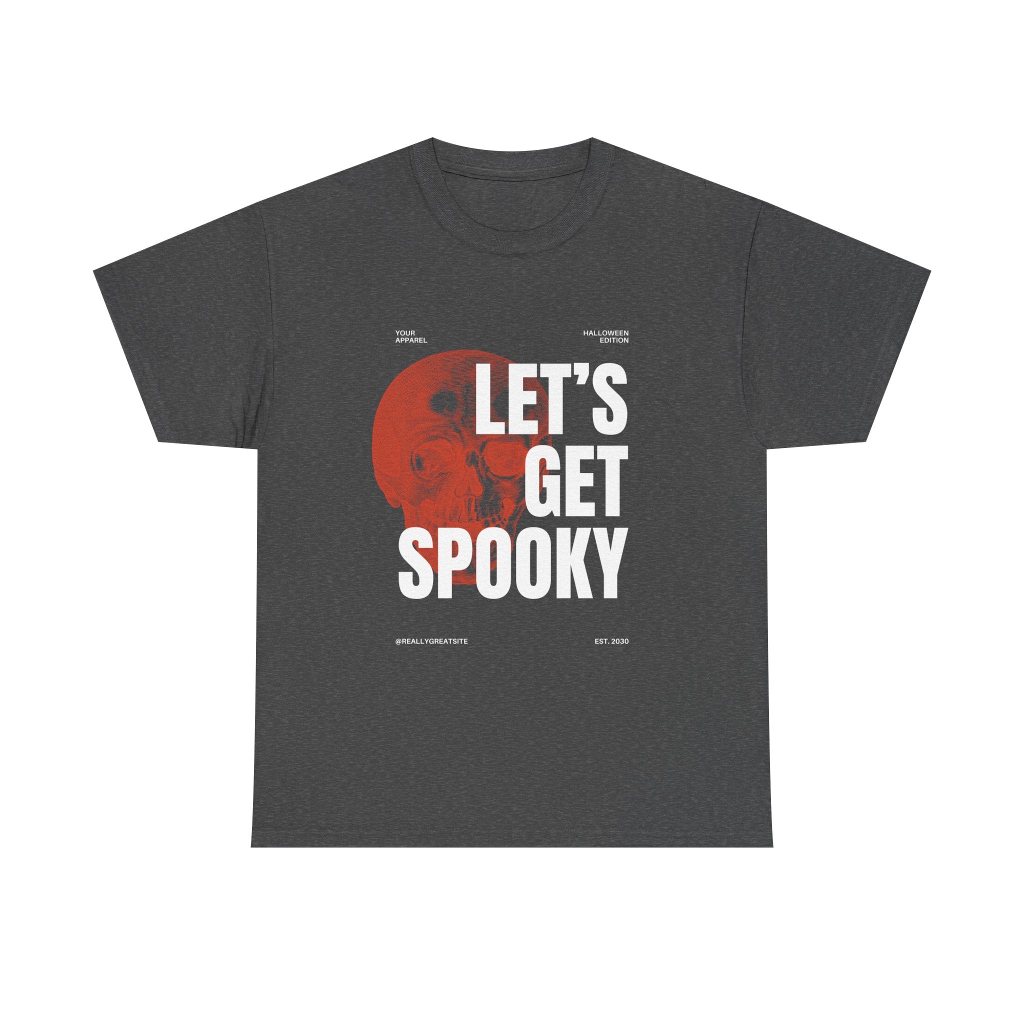 Unisex Halloween Tee, Let's Get Spooky Shirt, Fall Fashion, Party Wear, Ghostly Gifts, Casual Comfort