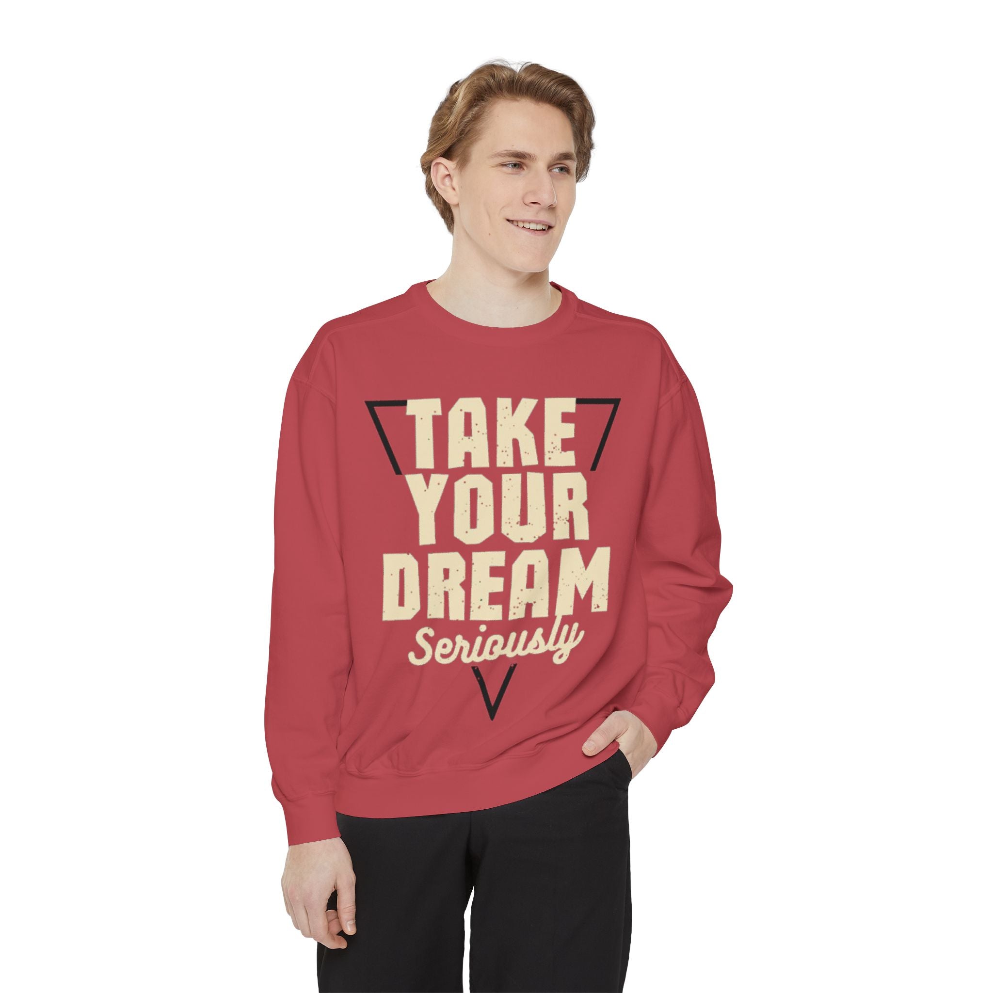 Motivational Sweatshirt: Take Your Dream Seriously, Cozy Unisex Sweatshirt, Dream Chaser Apparel, Perfect Gift for Entrepreneurs, [...]