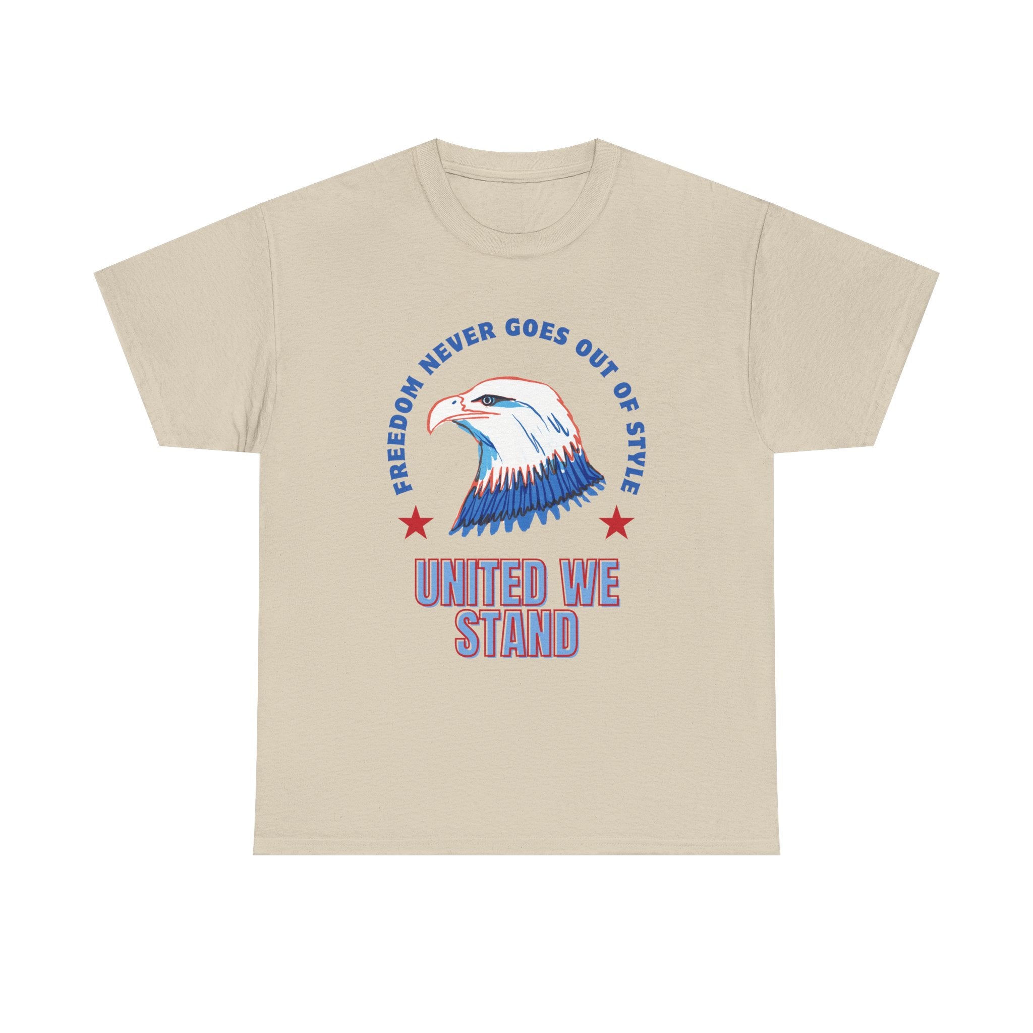 American Pride Unisex Tee, Patriotic Graphic Shirt, United We Stand Shirt, Freedom Tee, Casual Everyday Wear, Gift for Veterans