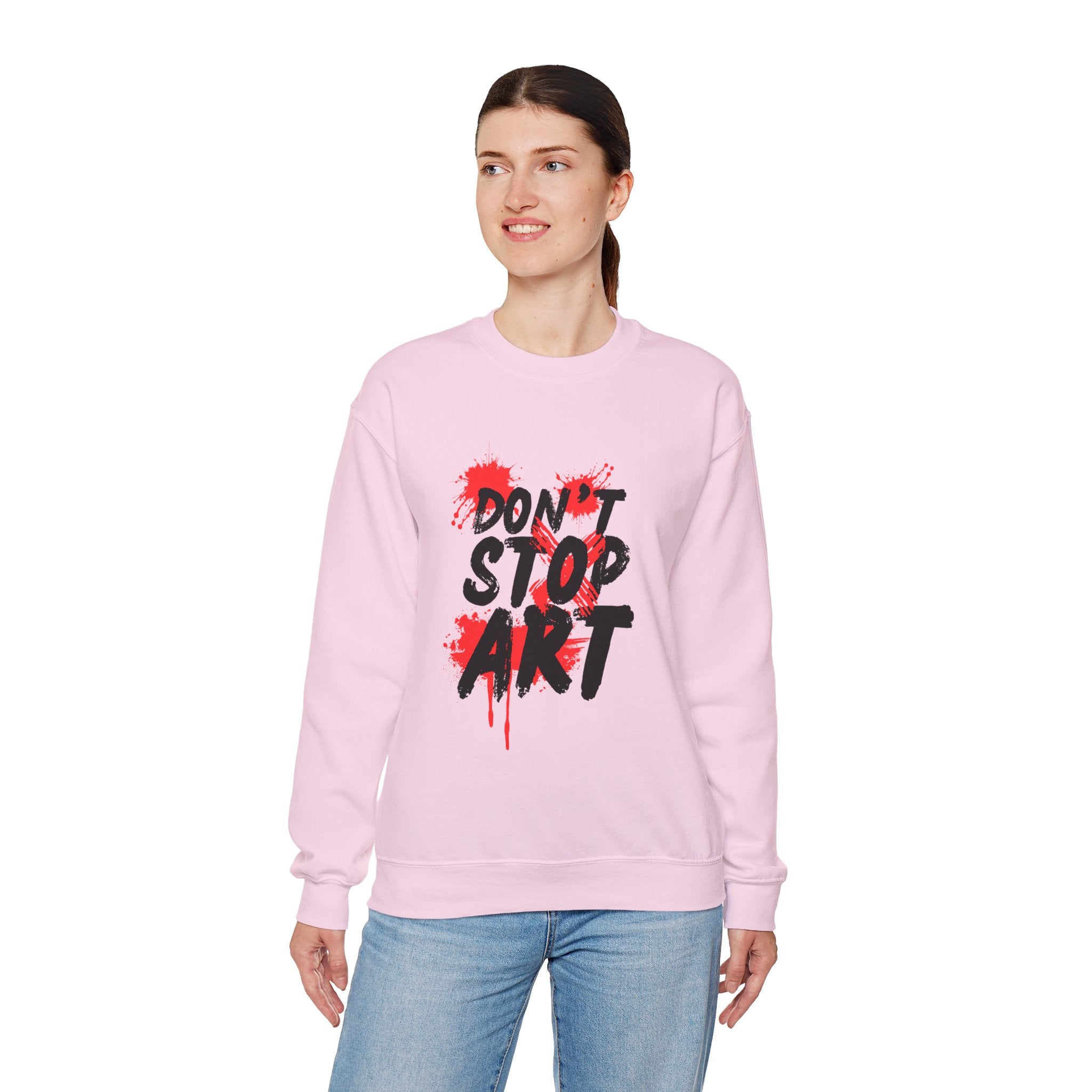 Artistic Crewneck Sweatshirt | Cozy Gift for Artists, Creative Apparel, Unique Statement Piece, Casual Wear, Everyday Comfort