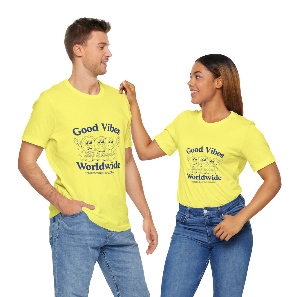 Good Vibes Unisex Tee, Casual Shirt, Affirmation T-Shirt, Everyday Wear, Gift for Friends