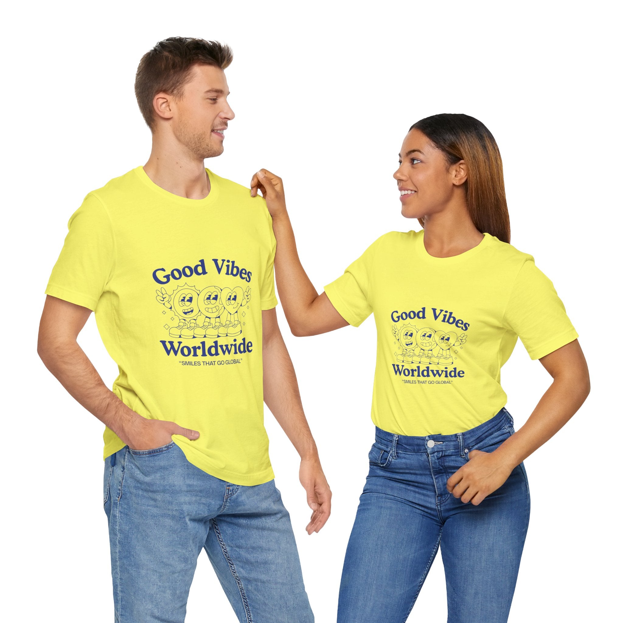 Good Vibes Unisex Tee, Casual Shirt, Affirmation T-Shirt, Everyday Wear, Gift for Friends