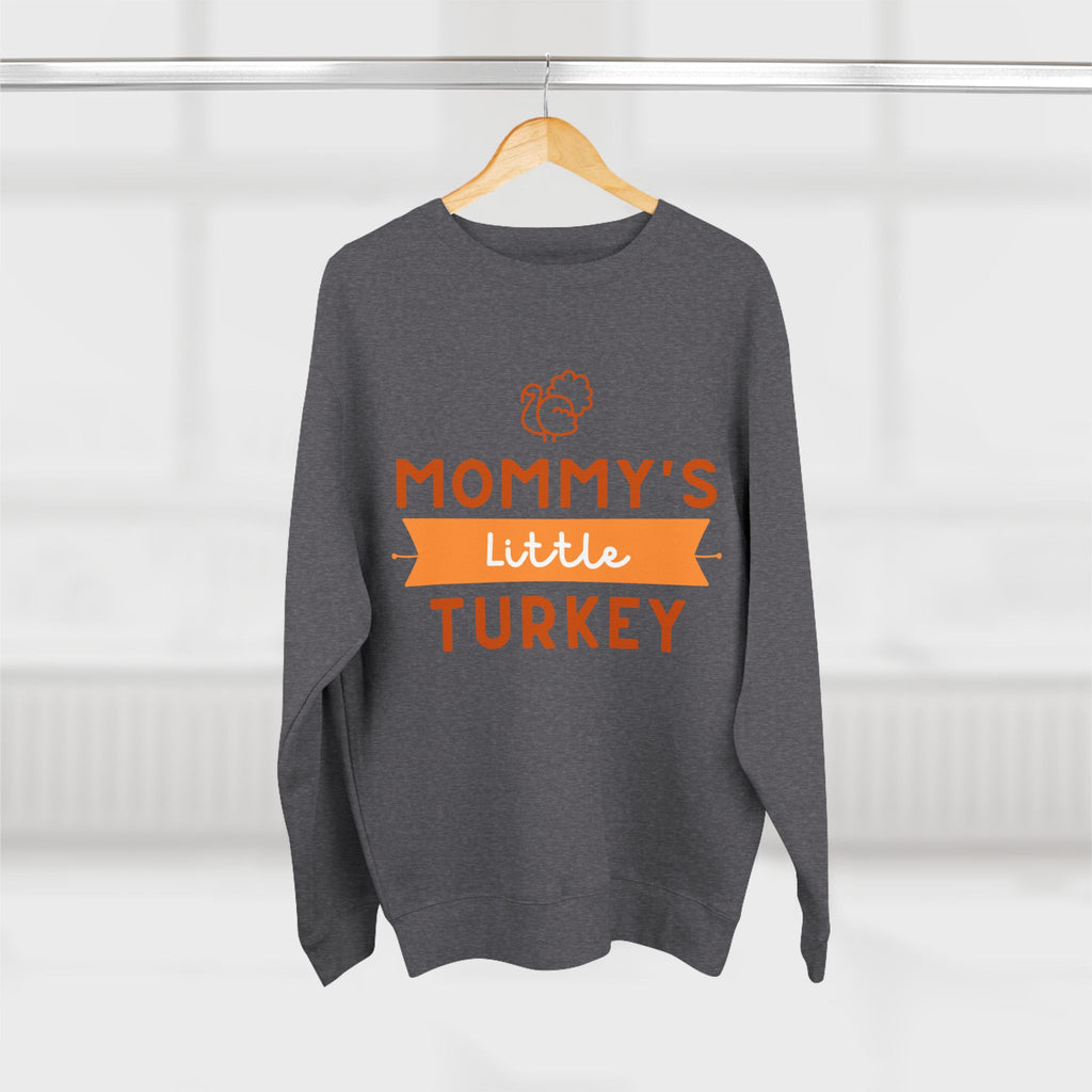 Mommy's Little Turkey Sweatshirt, Thanksgiving Sweater, Family Holiday Outfit, Unisex Crewneck, Festive Fall Apparel