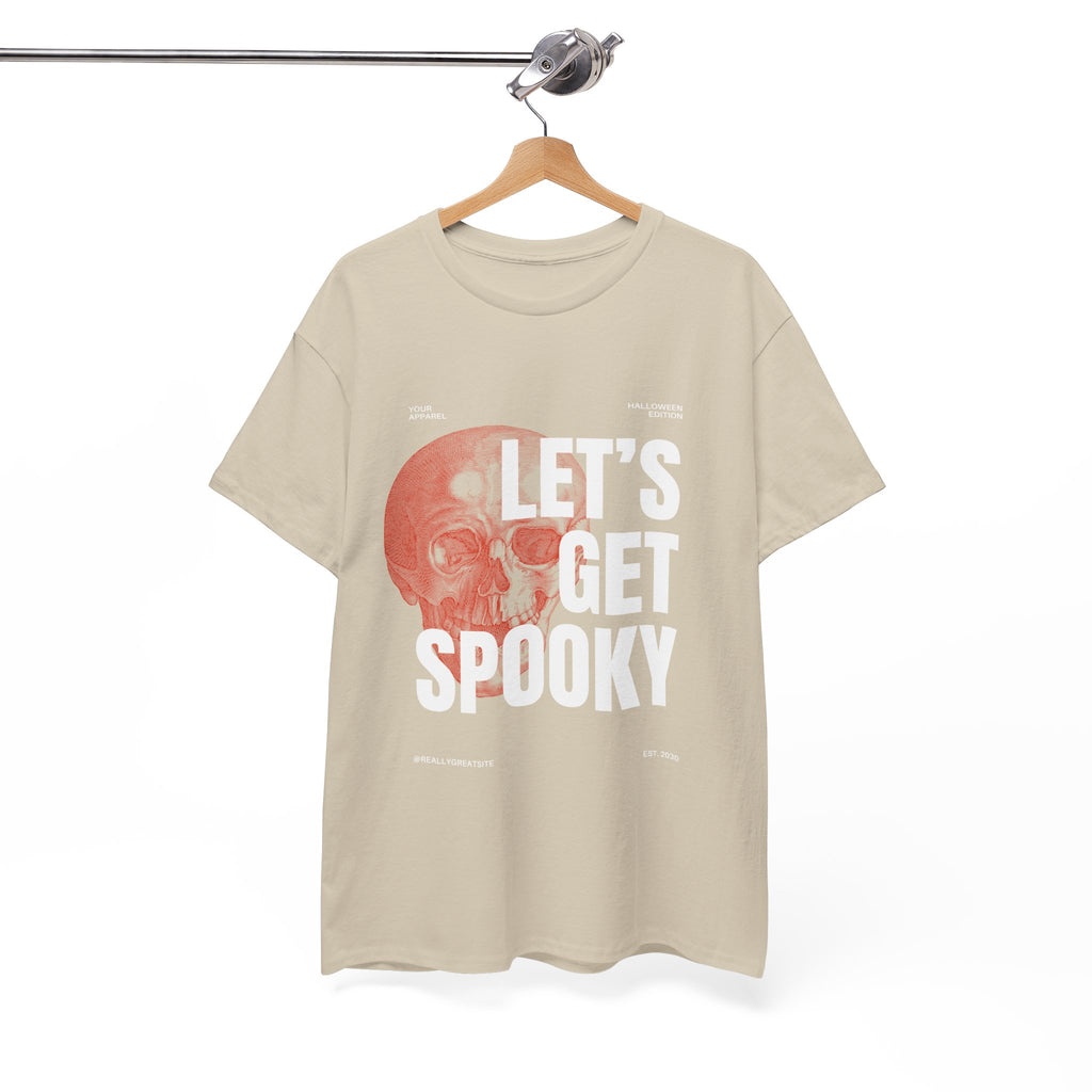 Unisex Halloween Tee, Let's Get Spooky Shirt, Fall Fashion, Party Wear, Ghostly Gifts, Casual Comfort