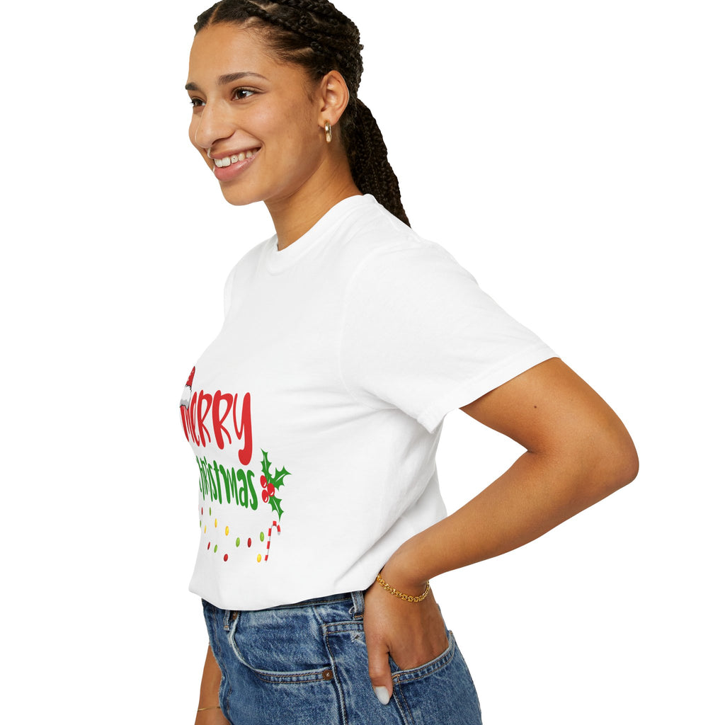 Merry Christmas Tee, Unisex Holiday Shirt, Festive Gift, Casual Christmas Apparel, Seasonal Wear, Perfect for Celebrations