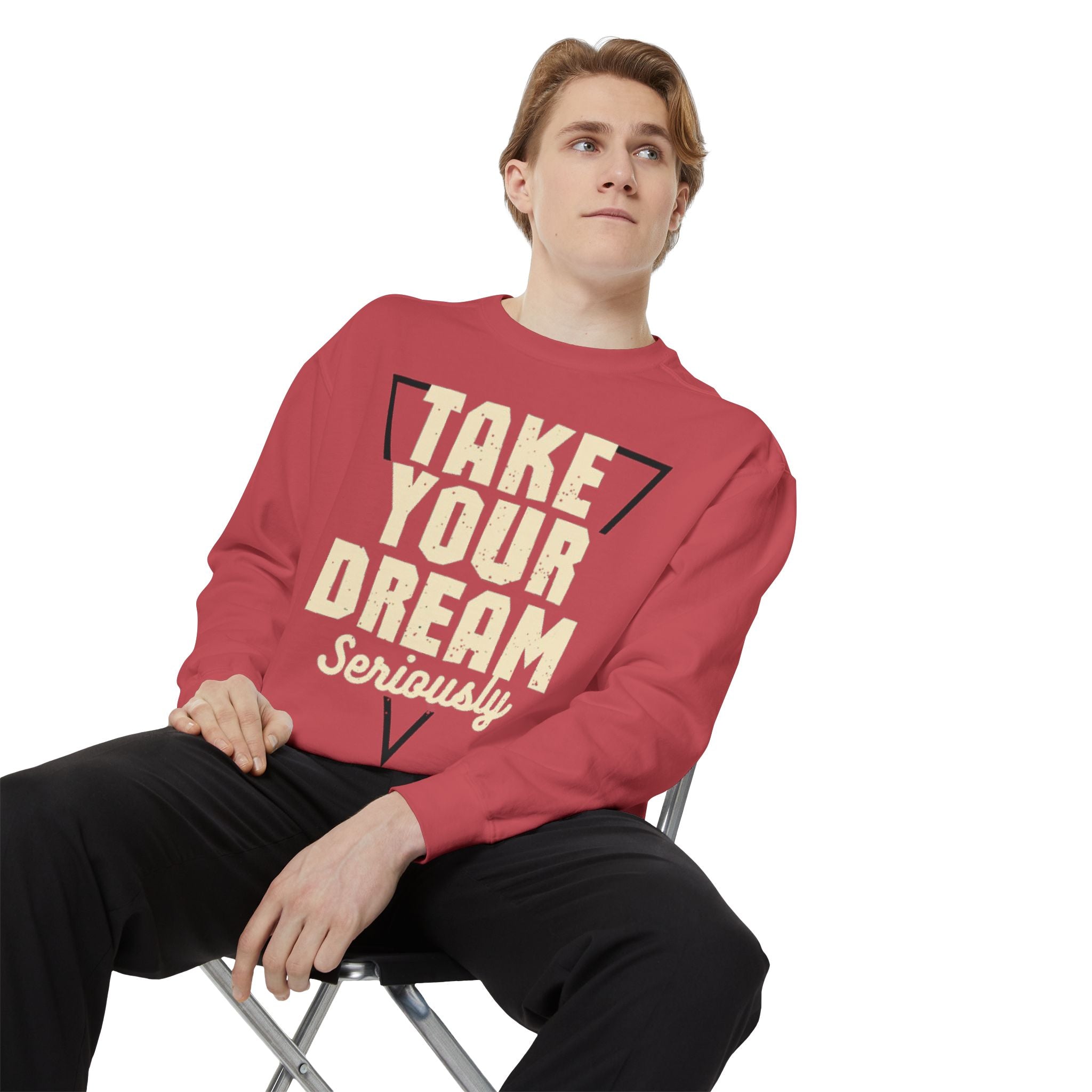 Motivational Sweatshirt: Take Your Dream Seriously, Cozy Unisex Sweatshirt, Dream Chaser Apparel, Perfect Gift for Entrepreneurs, [...]