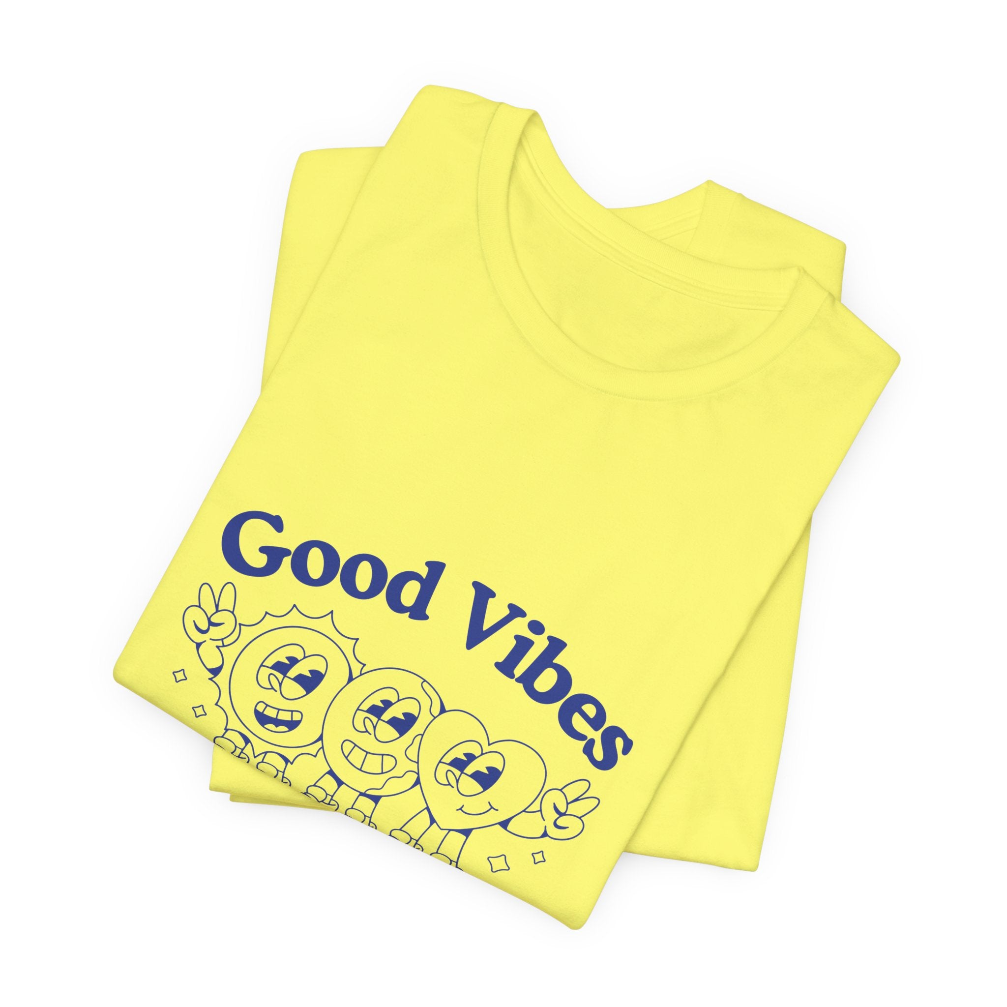 Good Vibes Unisex Tee, Casual Shirt, Affirmation T-Shirt, Everyday Wear, Gift for Friends