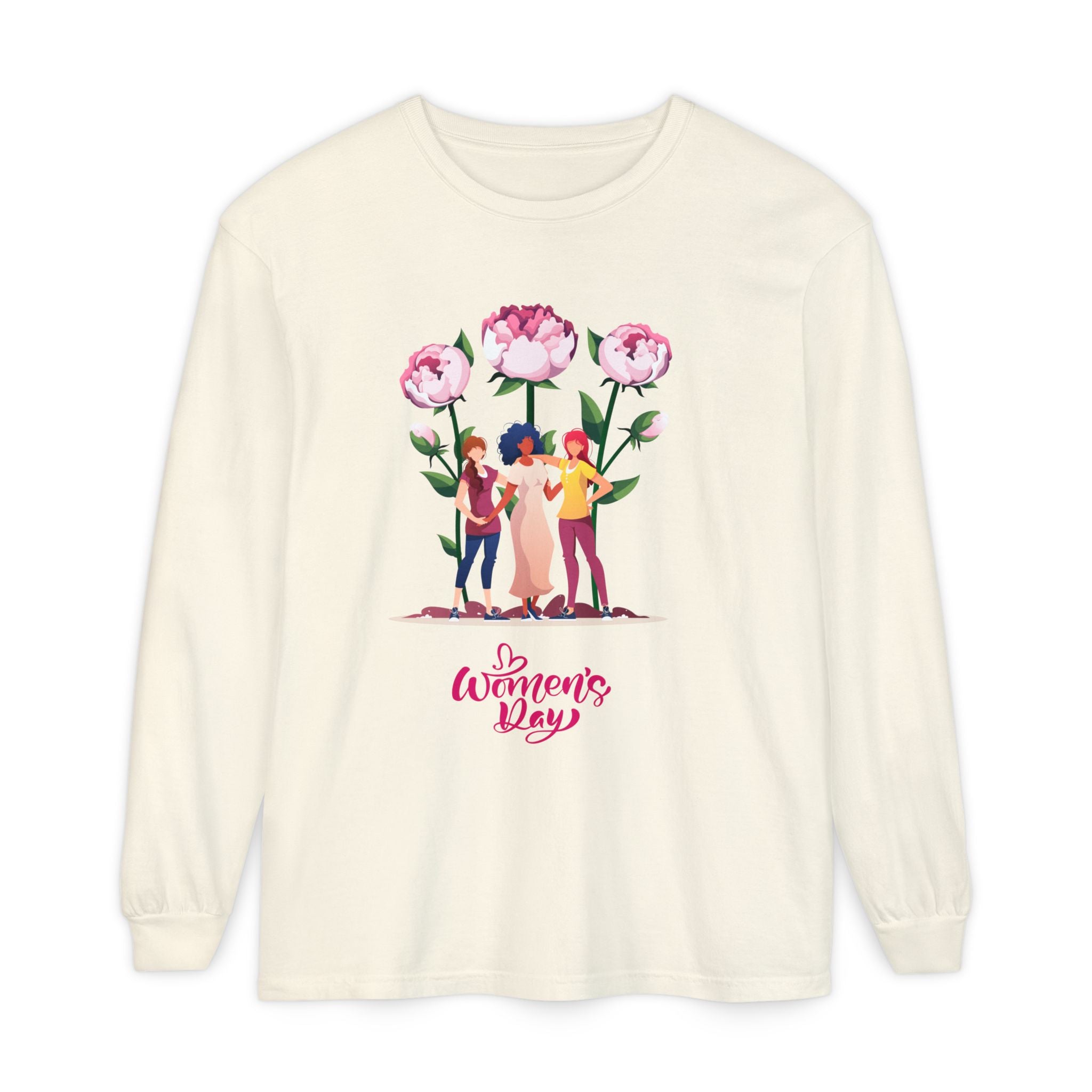 Womens Day Long Sleeve T-Shirt, Feminist Apparel, Gift for Her, Casual Wear, Women's Empowerment Tee, Spring Fashion