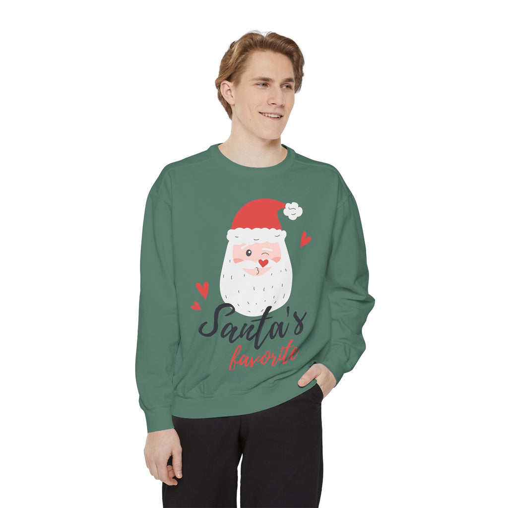 Santa's Favorite Sweatshirt, Holiday Apparel, Gift for Christmas, Unisex Pullover, Festive Sweater, Cozy Sweatshirt