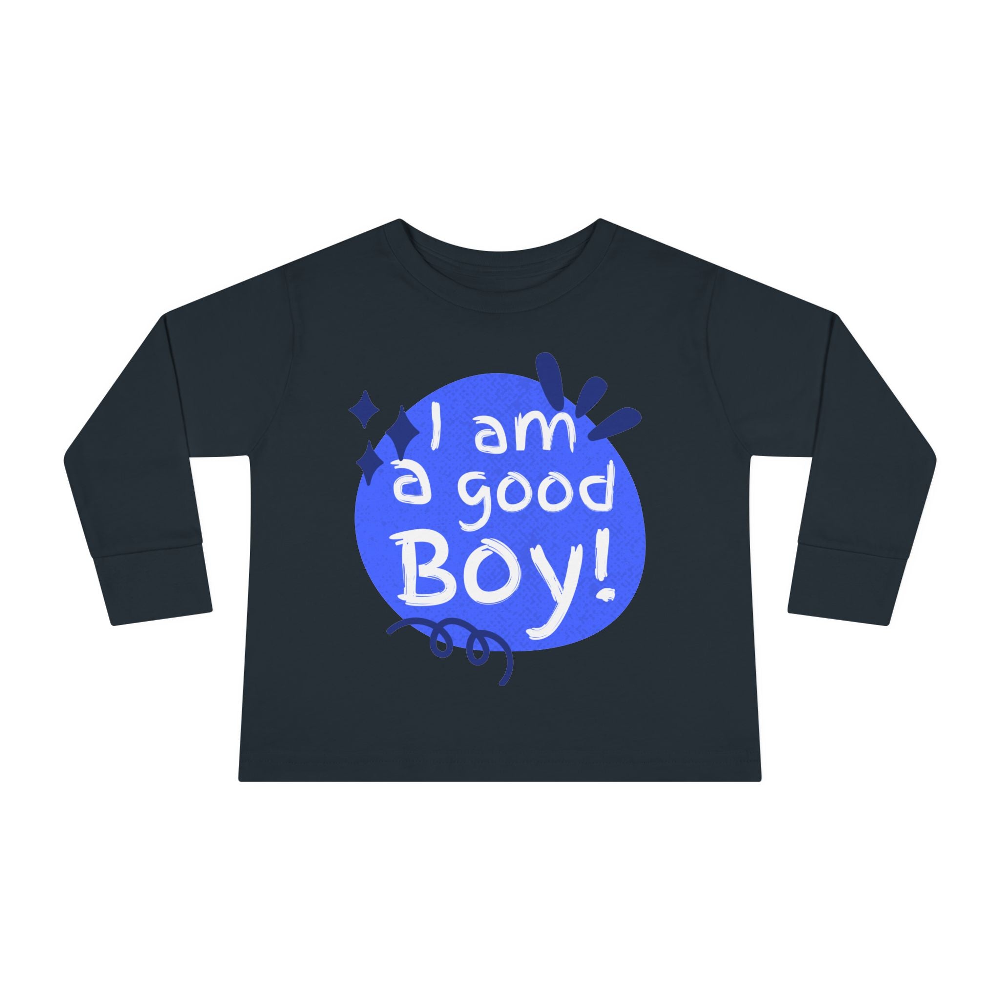 Toddler Long Sleeve Tee | Unisex Kids Shirt | Ring-Spun Cotton | EasyTear Label