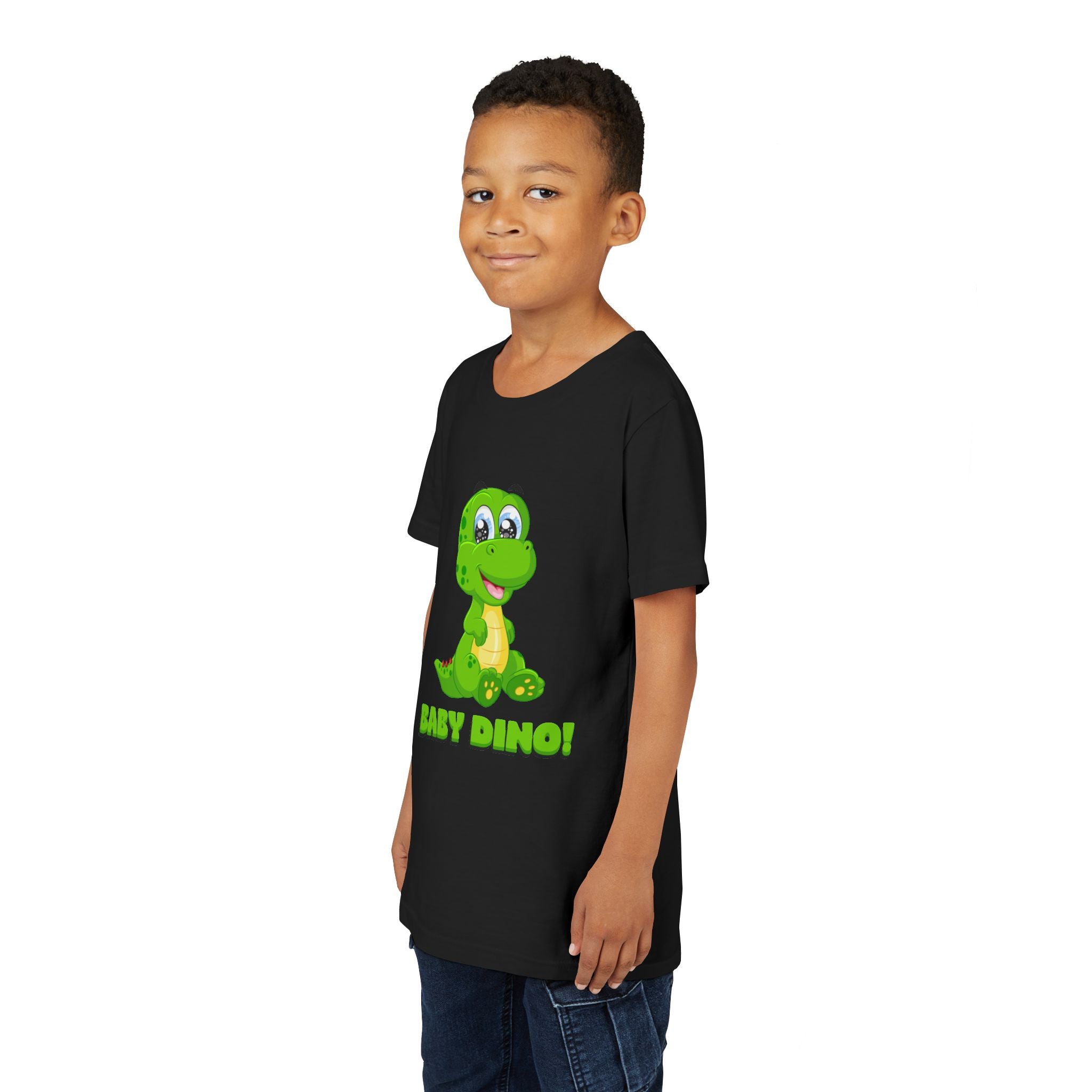 Cute Baby Dino Youth Tee, Dinosaur Shirt for Kids, Perfect for Birthdays, Playdates or Everyday Wear, Fun Gift for Dino Lovers