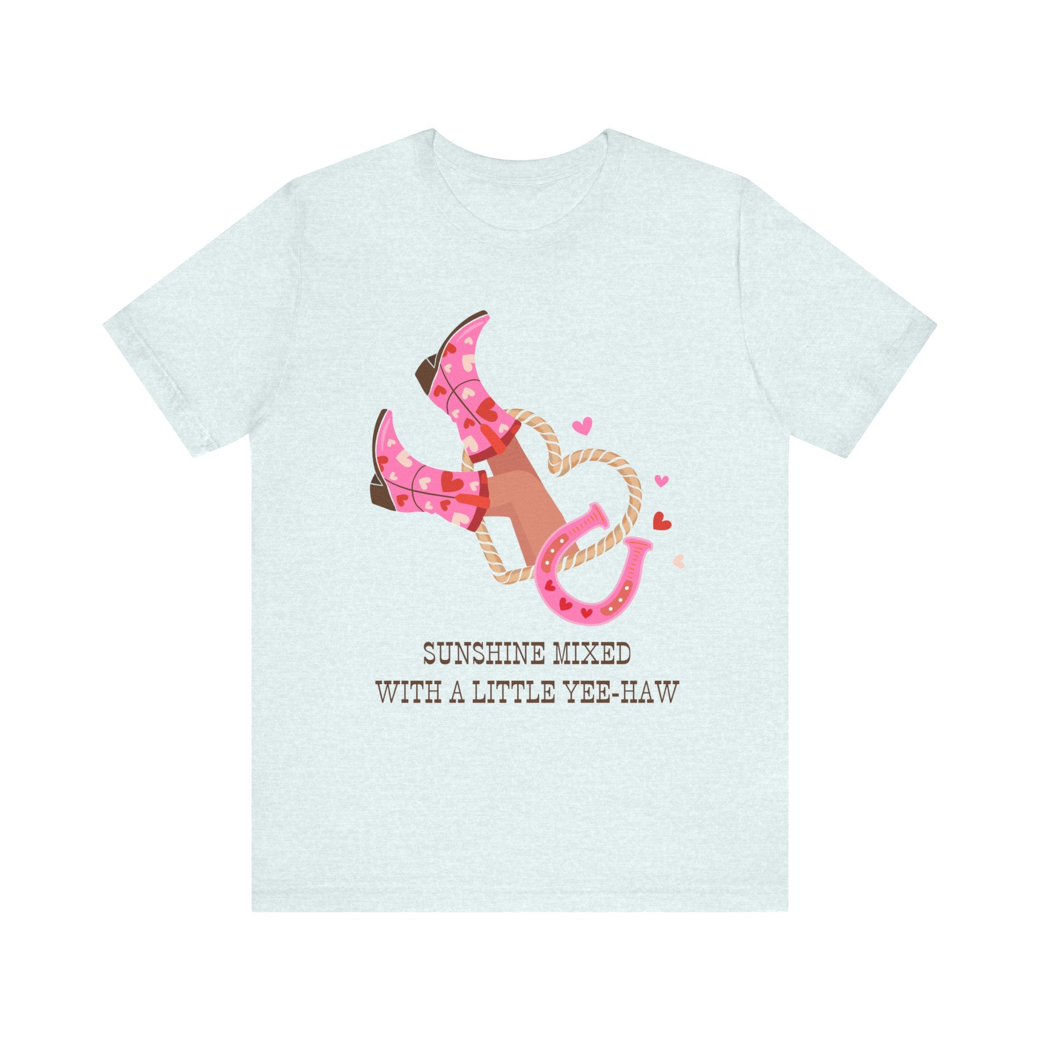 Playful Cowboy Graphic Tee - Perfect for Rodeos, Country Concerts, and Summer Gatherings, Casual Wear, Gift for Country Lovers, Fun Outfits