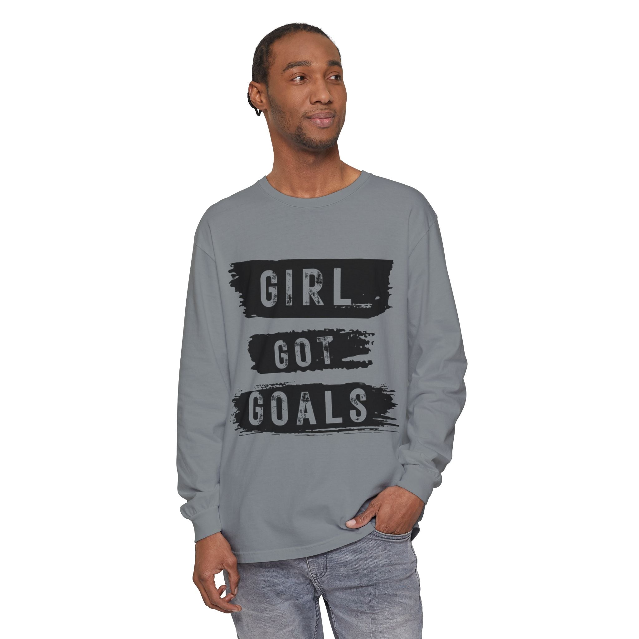Girl Got Goals Long Sleeve T-Shirt | Motivational Apparel, Unisex Tees, Inspirational Gift, Casual Wear, Trendy Clothing