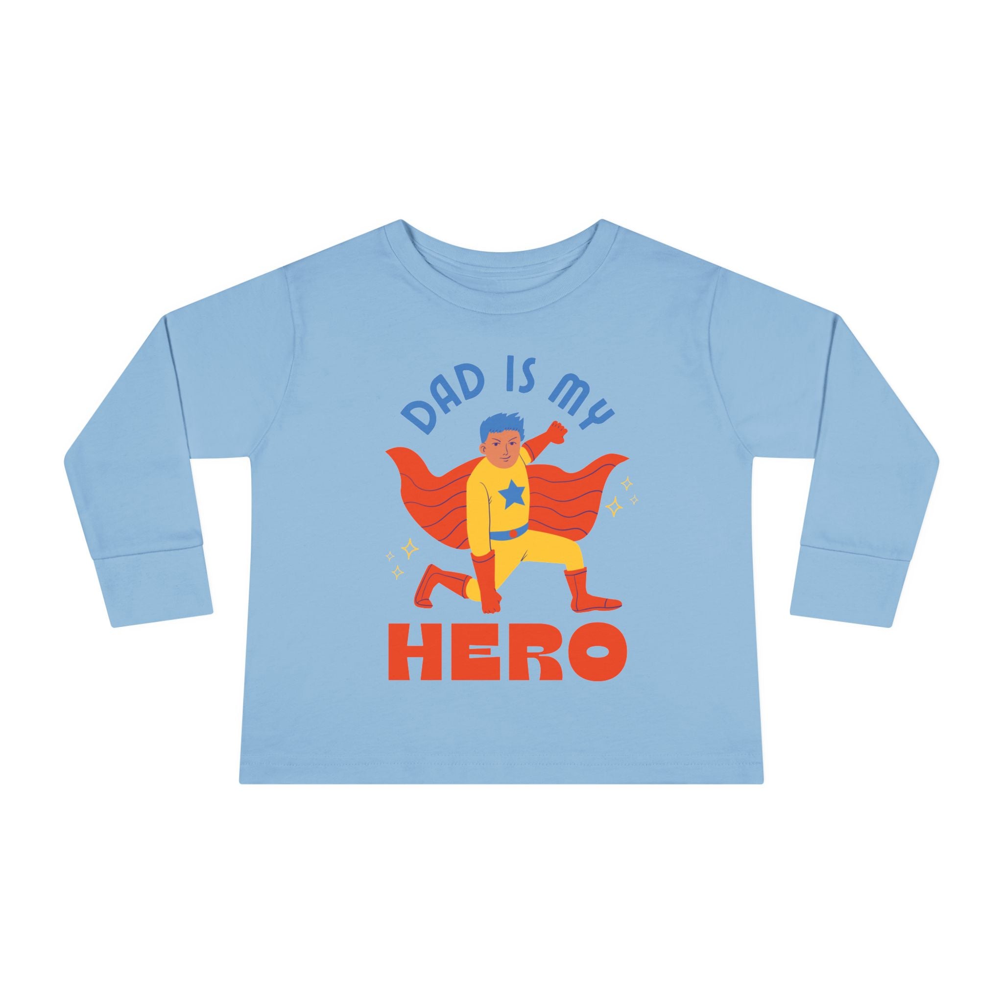 Toddler Long Sleeve Tee – Soft Combed Ringspun Cotton, Durable & Comfortable