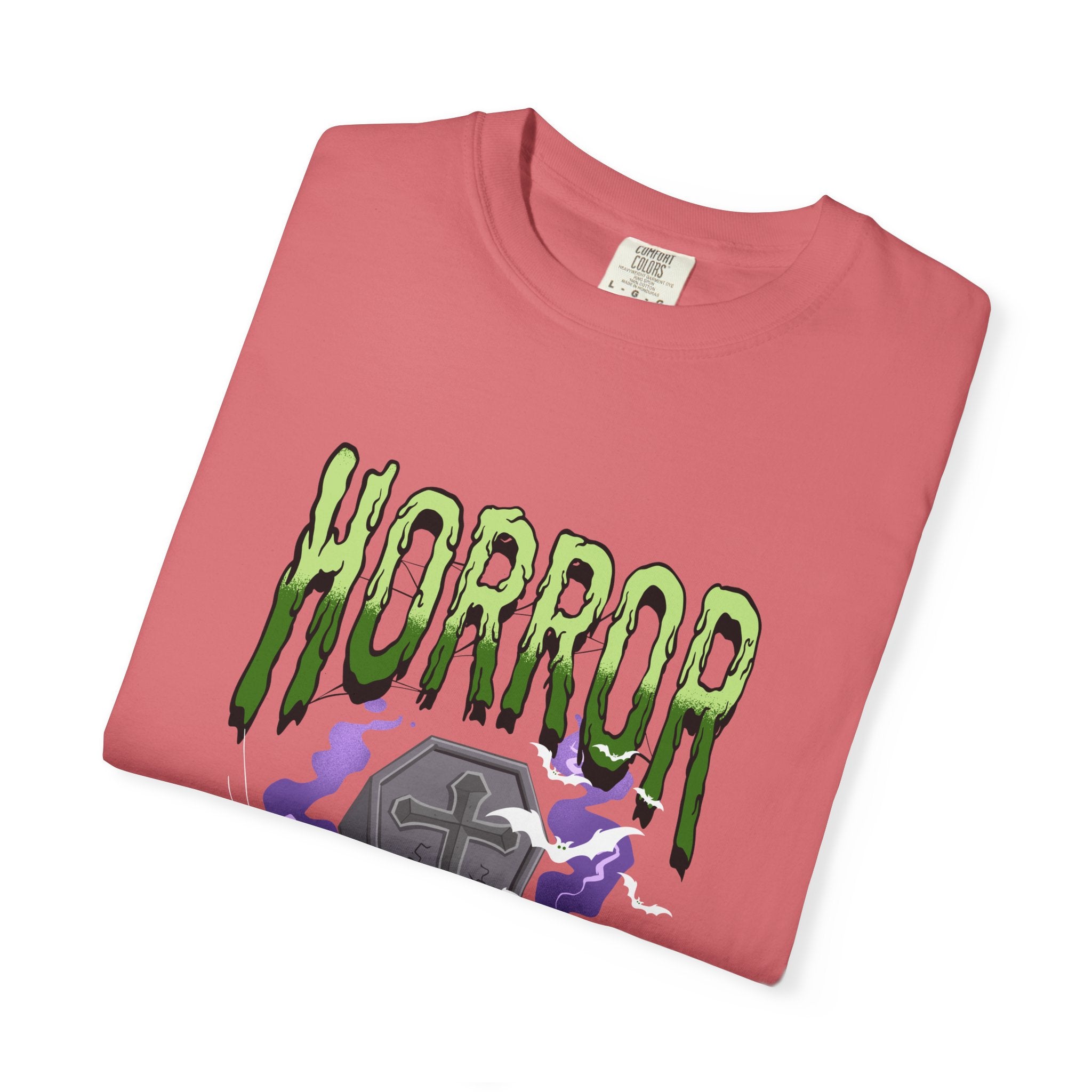 Horror-Themed Unisex T-Shirt, Spooky Graphic Tee, Halloween Apparel, Gift for Horror Fans, Casual Statement Shirt