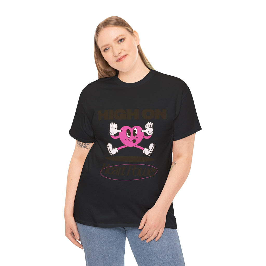 Heart Power Unisex T-Shirt Design | Graphic Tee for Men & Women | Streetwear Aesthetic T-Shirt