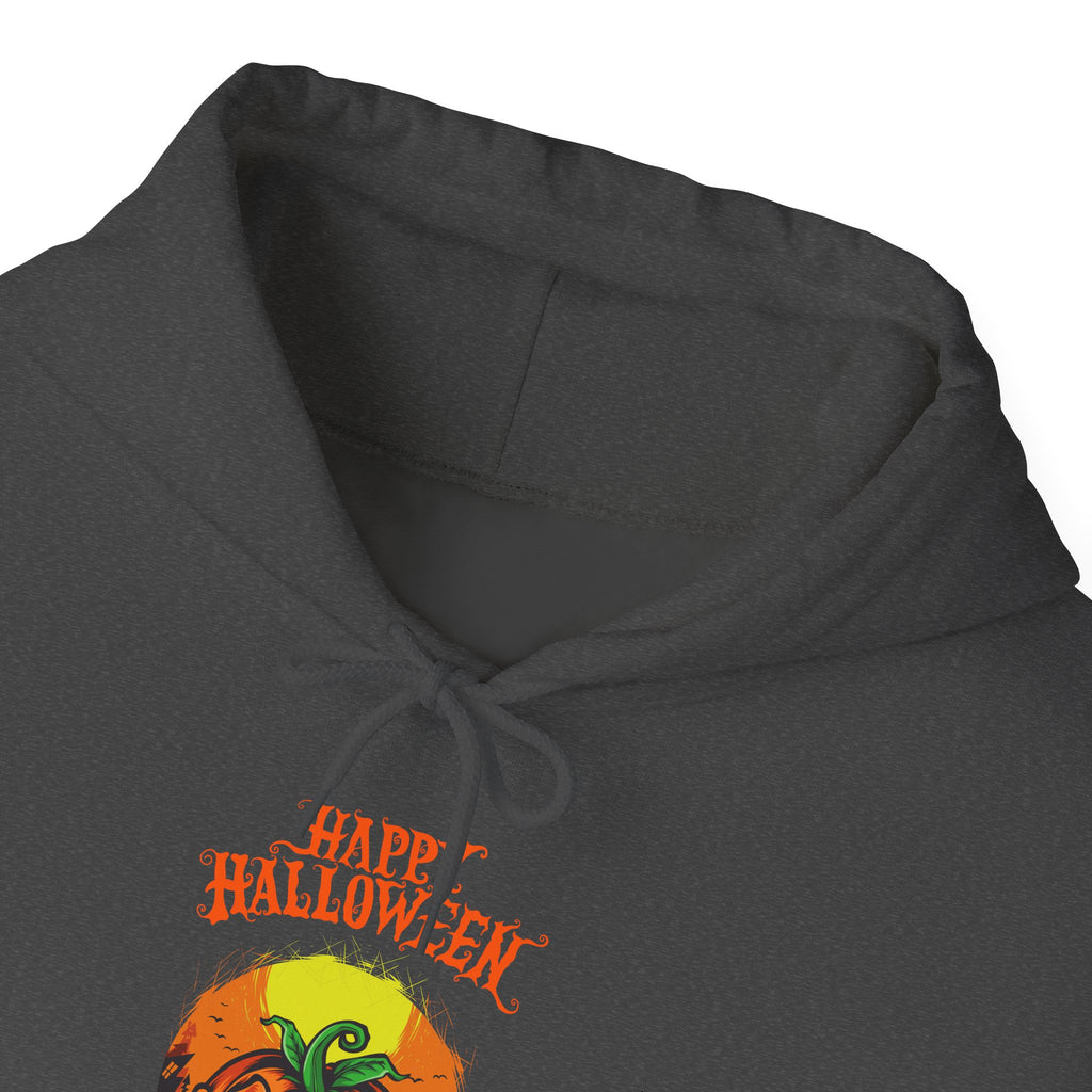 Halloween-Themed Unisex Hooded Sweatshirt, Cozy Halloween Apparel, Witch Design Hoodie, Fall Outfit, Spooky Season Gift