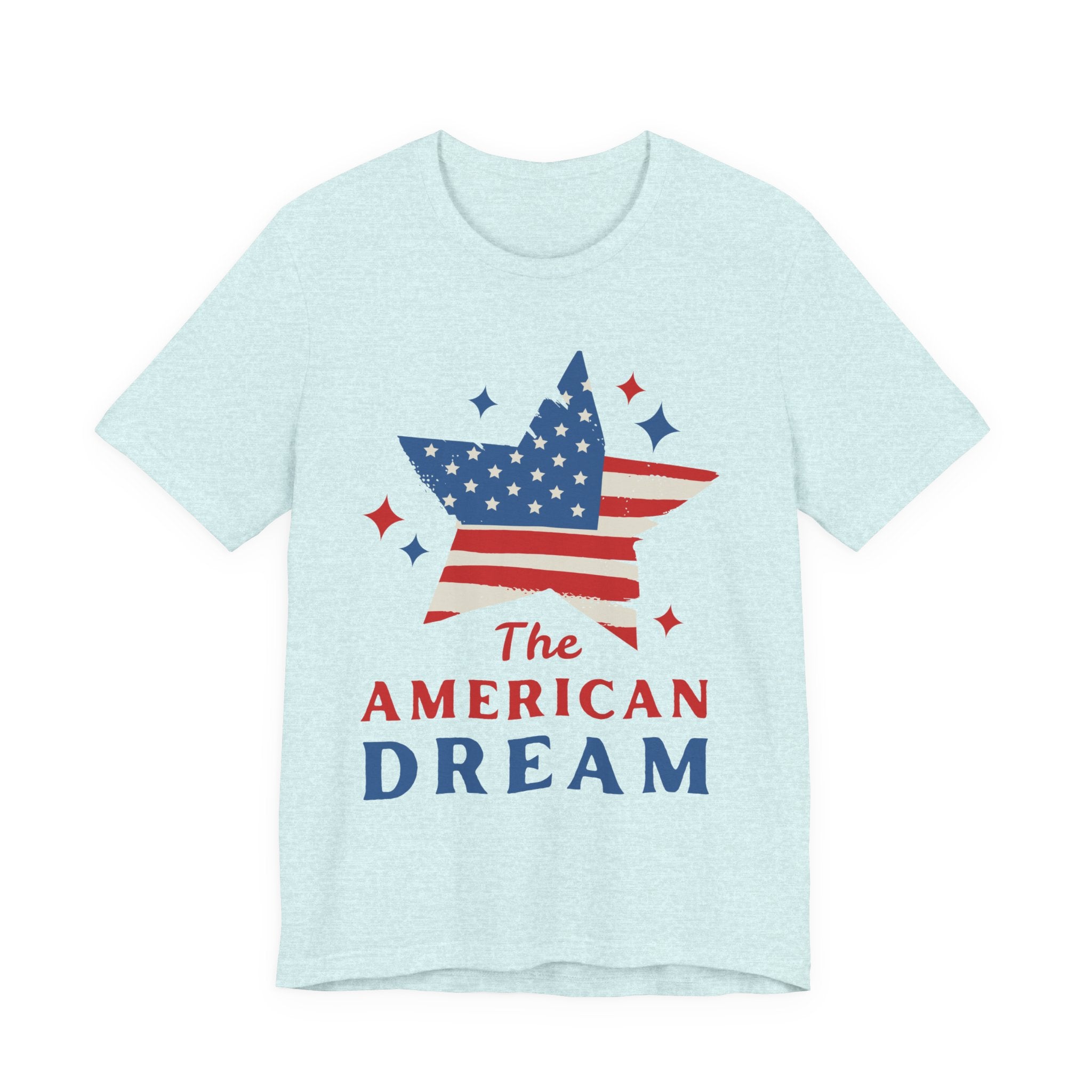 Patriotic T-Shirt, Independence Day Tee, American Dream Shirt, 4th of July Outfit, Stars and Stripes Tee Shirt