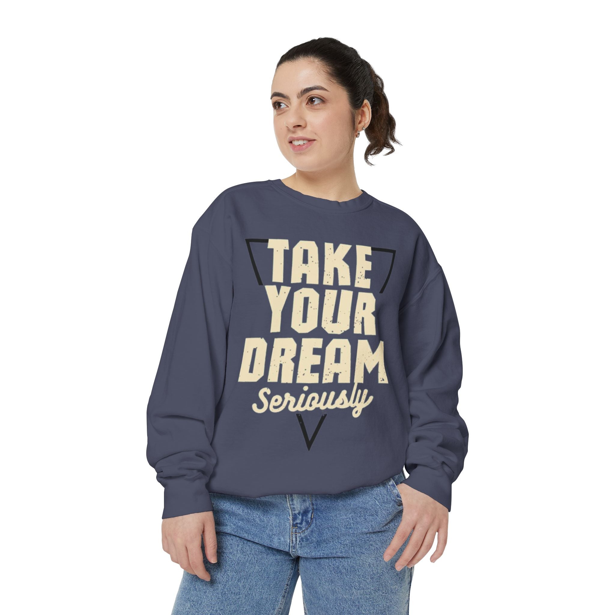Motivational Sweatshirt: Take Your Dream Seriously, Cozy Unisex Sweatshirt, Dream Chaser Apparel, Perfect Gift for Entrepreneurs, [...]