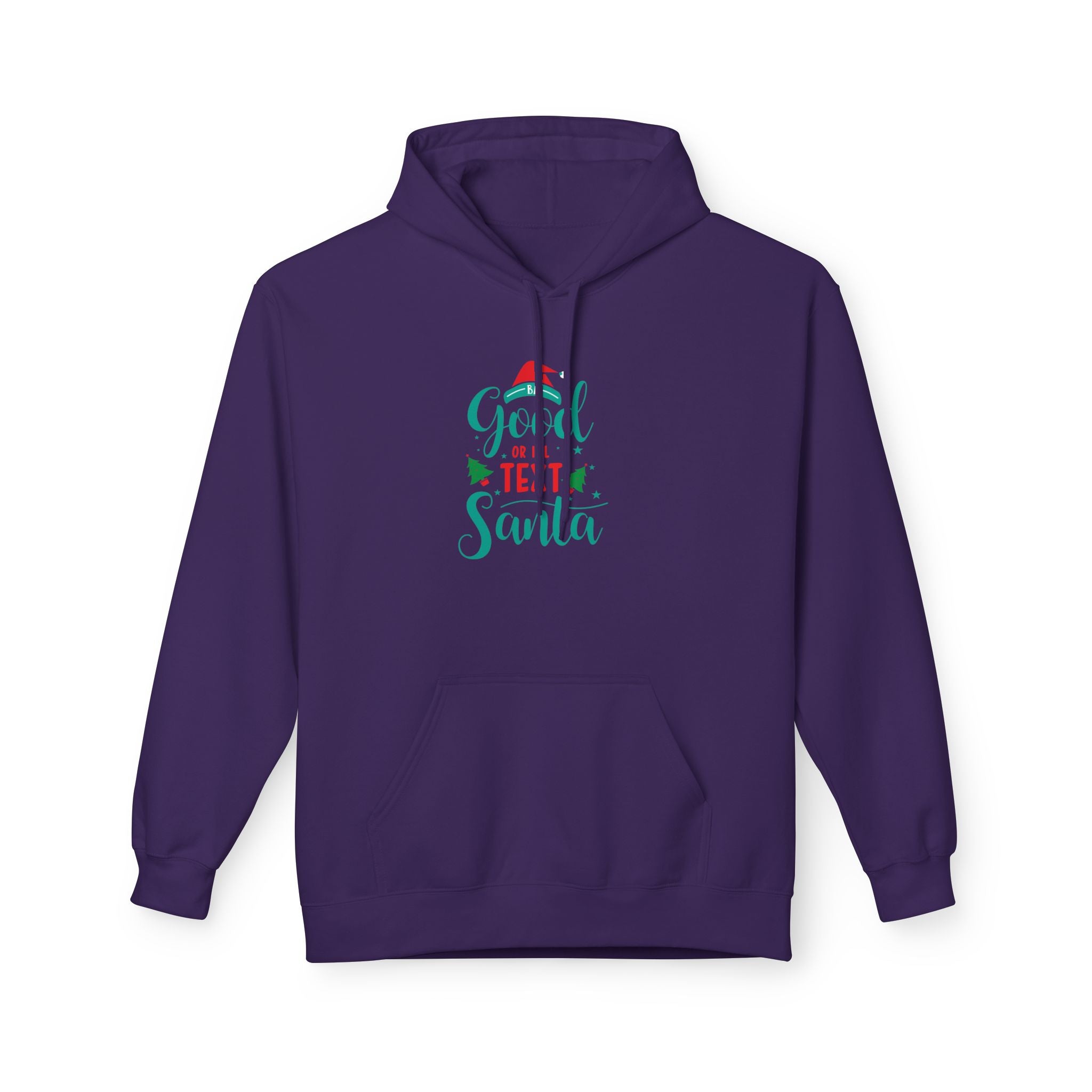 Santa's Helper Fleece Hoodie, Cozy Christmas Apparel, Holiday Gift, Festive Wear, Unisex Hoodie, Winter Wardrobe Essential