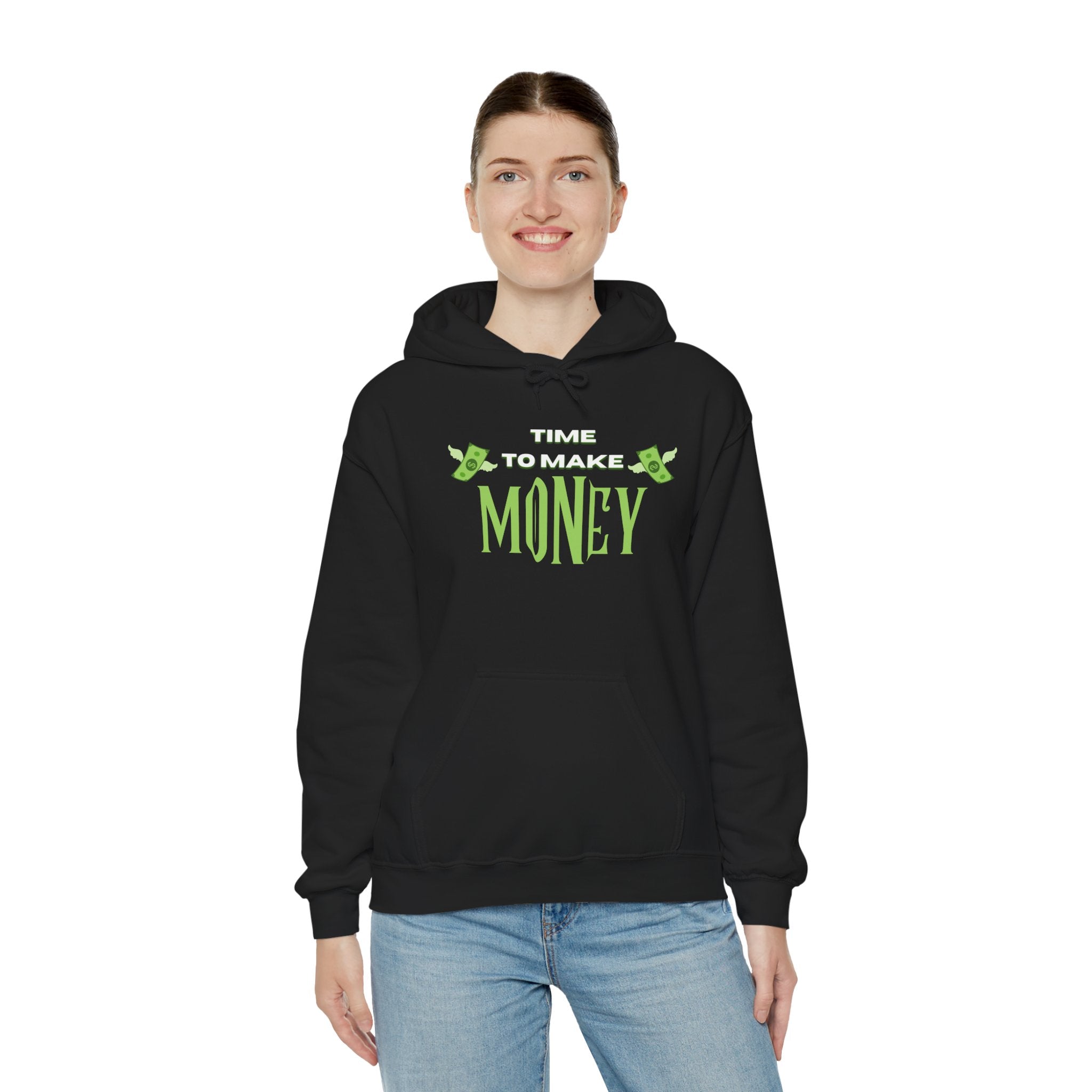 Money Maker Hooded Sweatshirt | Unisex Hoodie, Funny Sweatshirt, Gift for Entrepreneurs, Casual Wear, Business Motivation