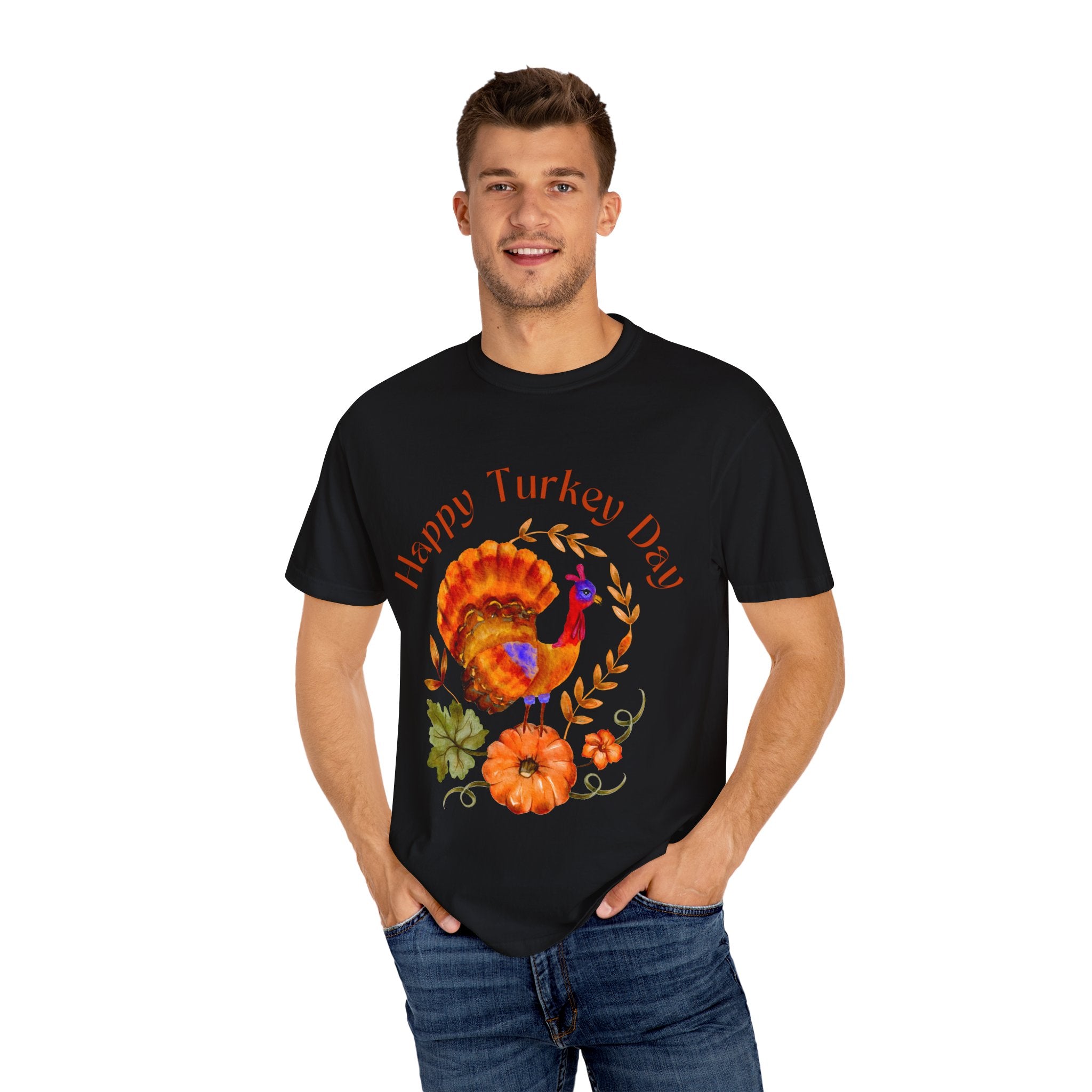 Thanksgiving Turkey T-Shirt, Fall Apparel, Unisex Tee, Holiday Gift, Family Gathering Wear, Casual Thanksgiving Outfit